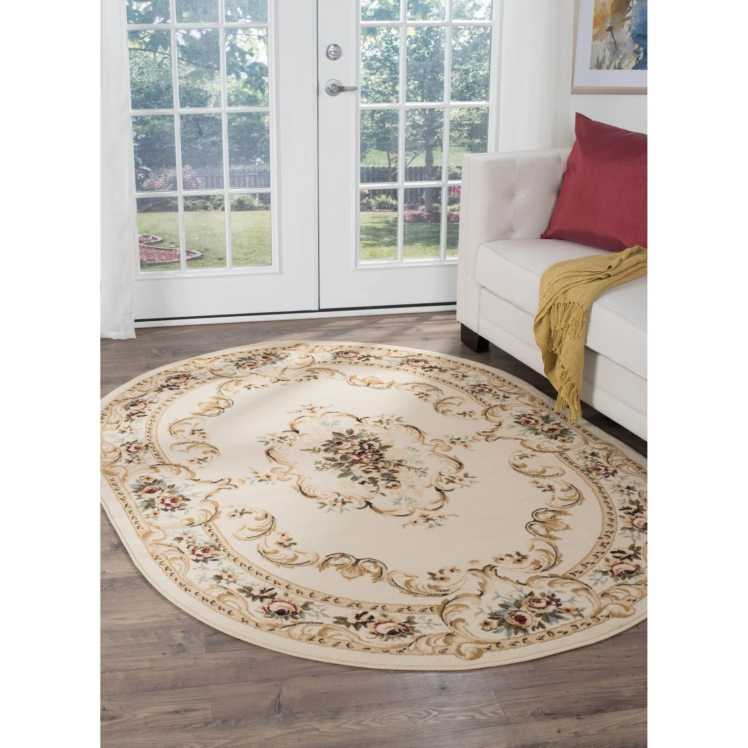 Copper Grove Tunxis Traditional Red Area Rug