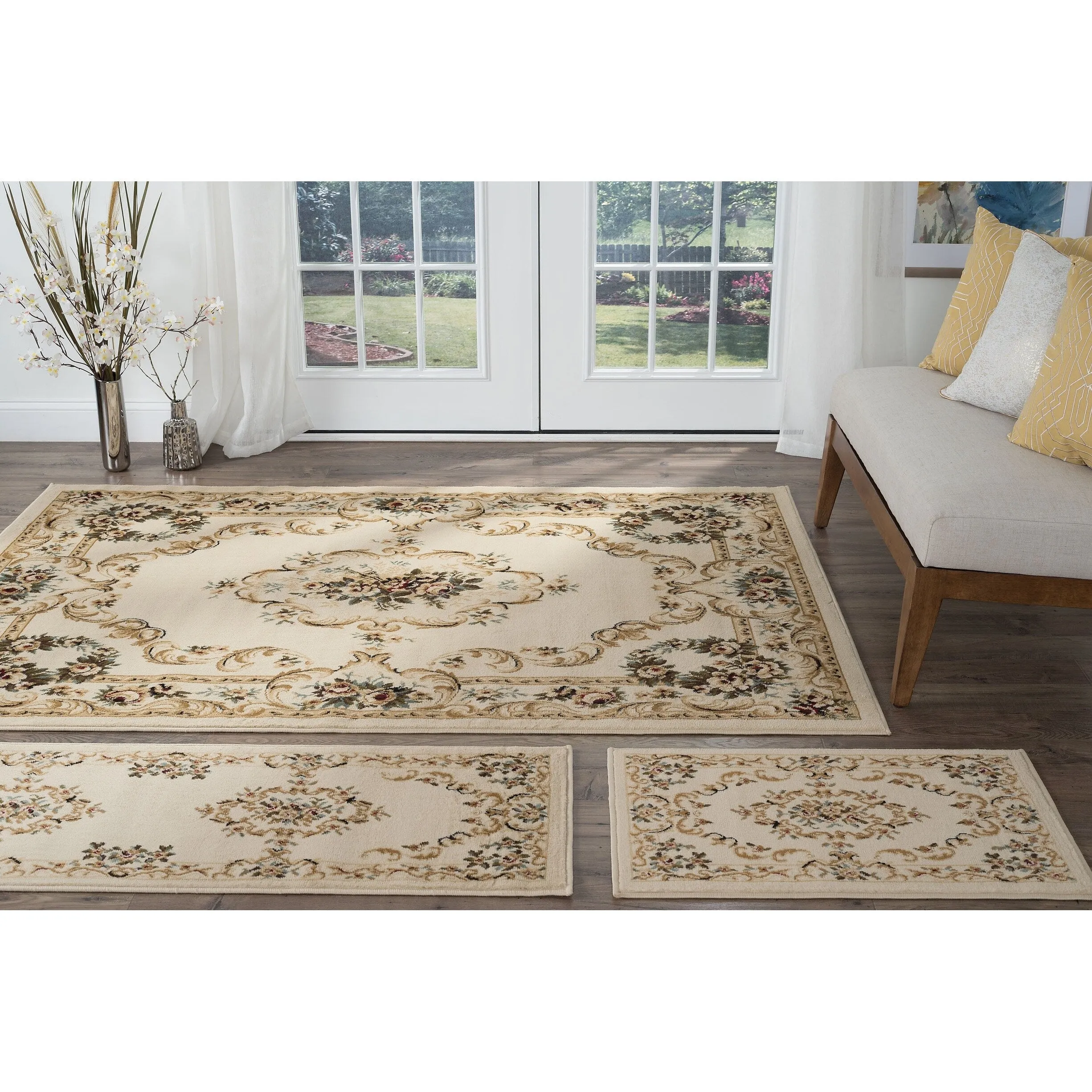 Copper Grove Tunxis Traditional Red Area Rug