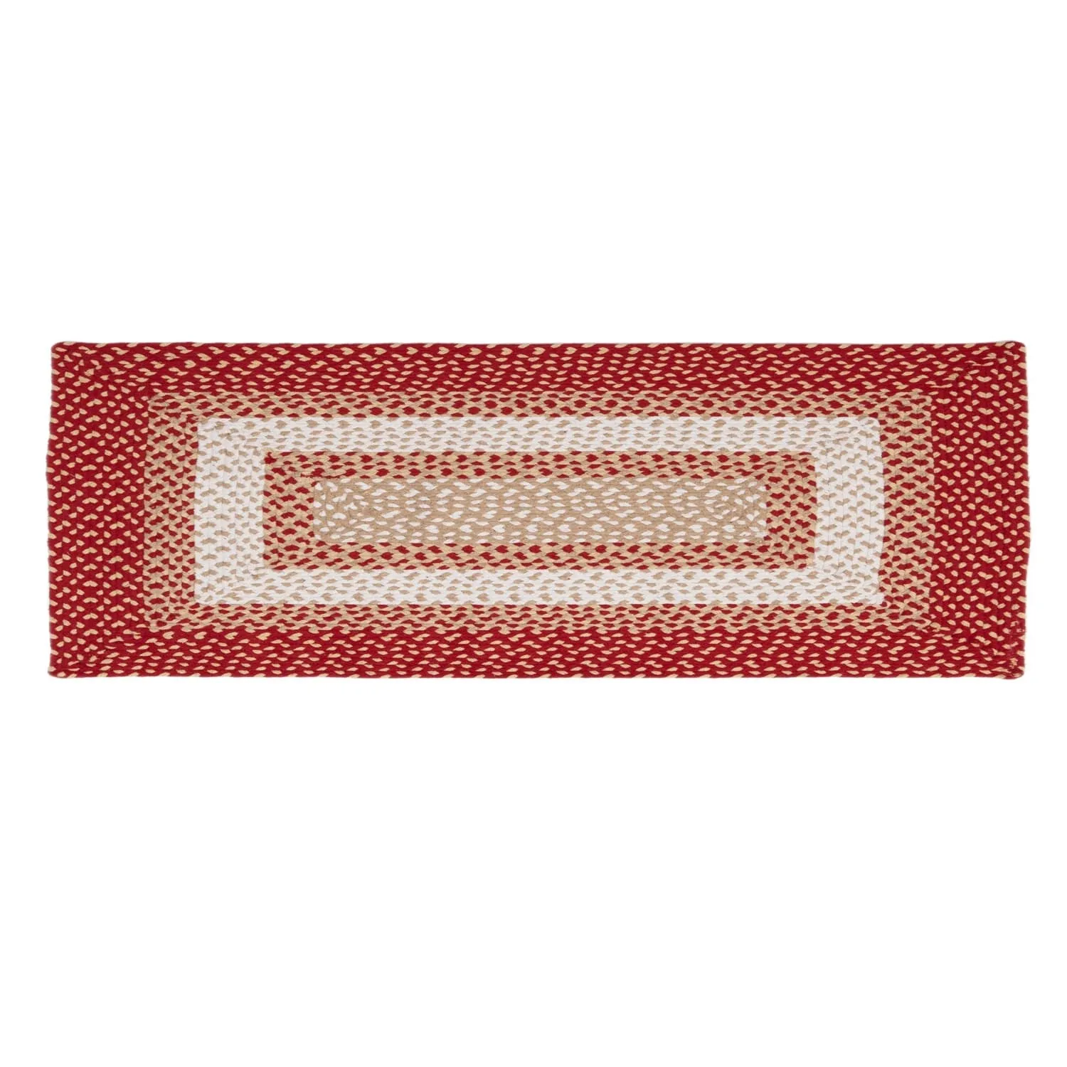 Country Braided Farmhouse Cotton Reversible Area Rug
