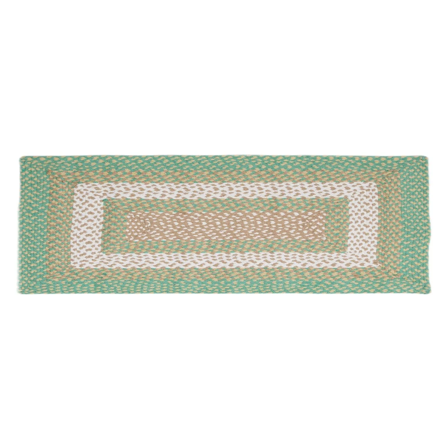 Country Braided Farmhouse Cotton Reversible Area Rug