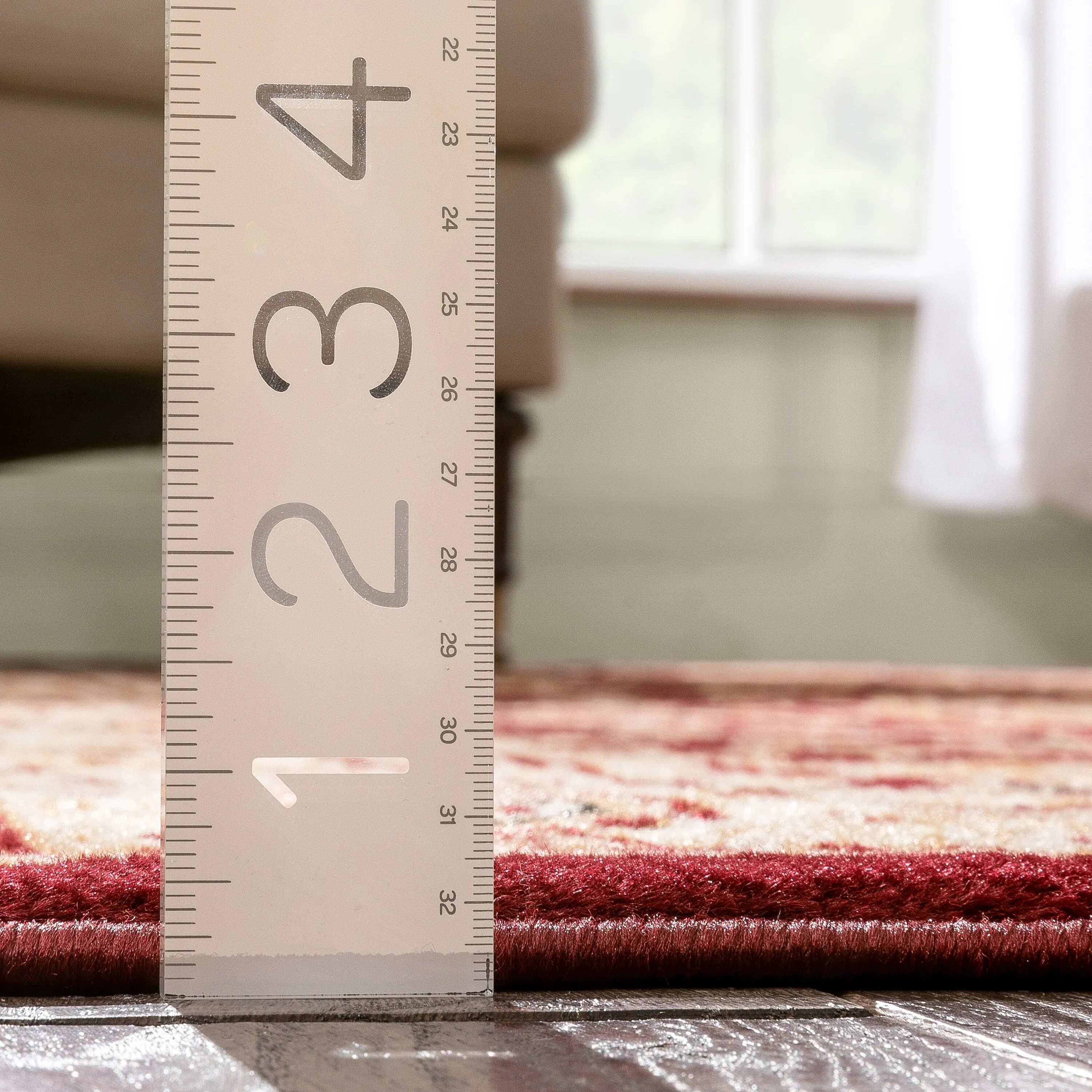 Custom Size Hallway Runner Dulcet Traditional Stair Rug
