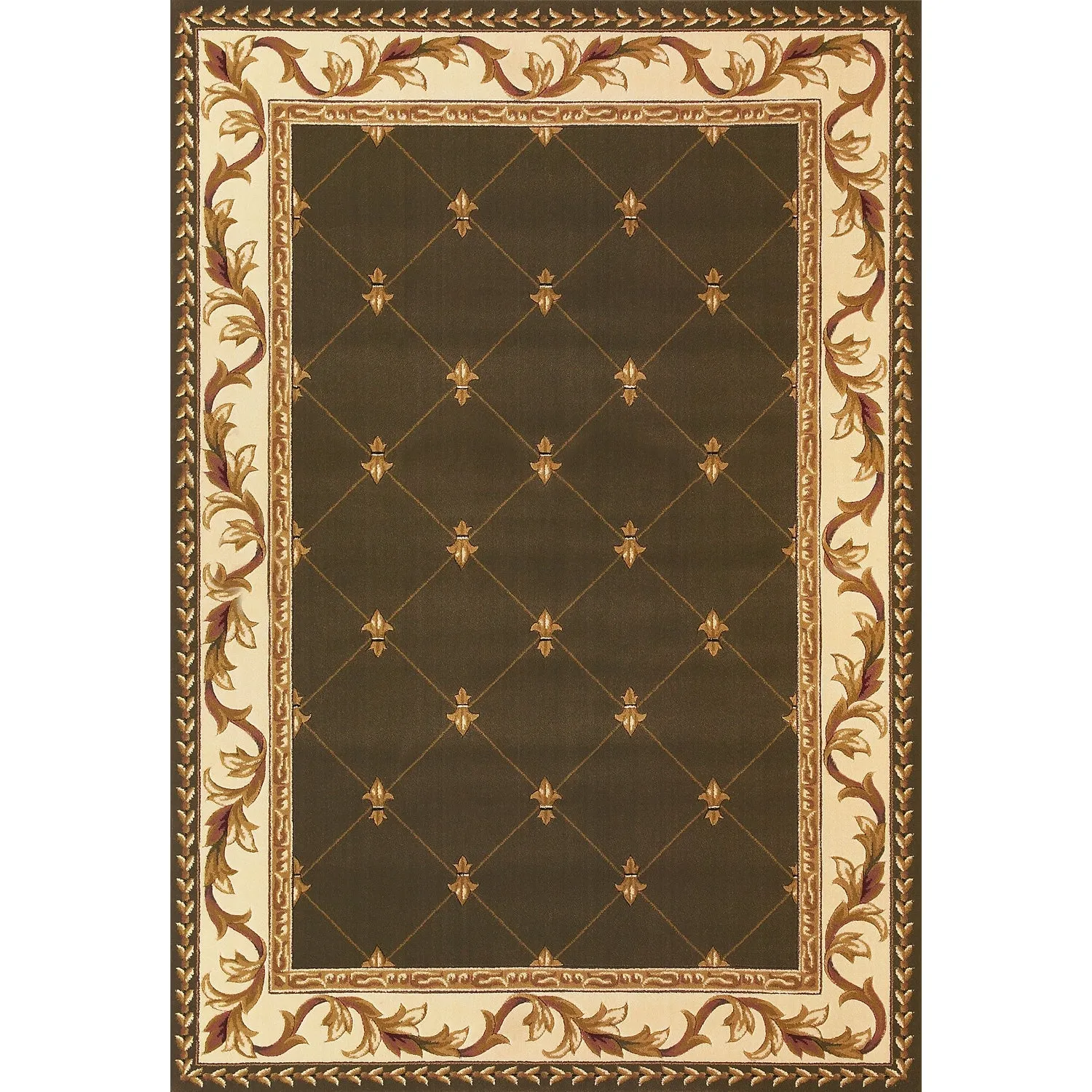 Domani Classics Victorian Bordered Trellis Area Rug