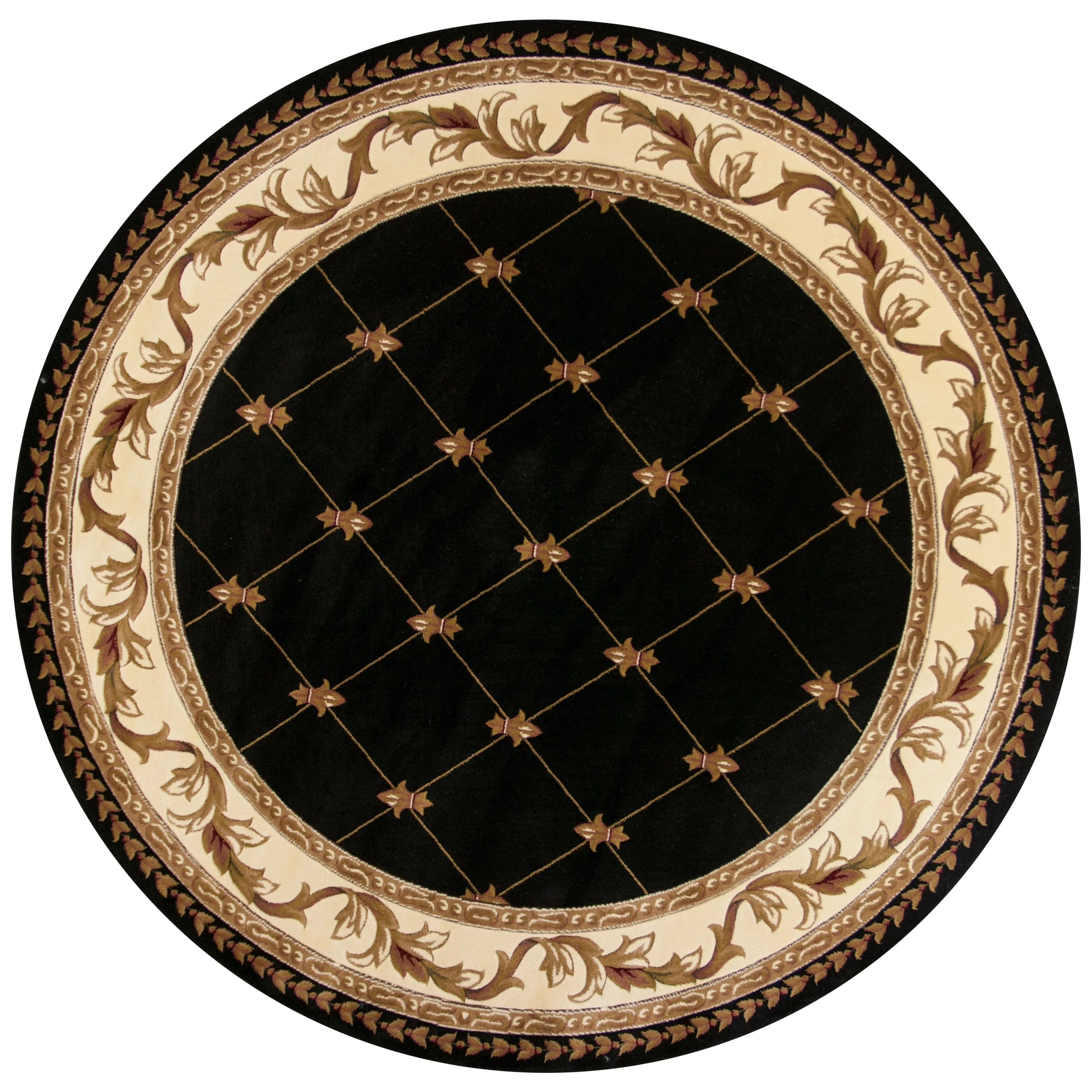 Domani Classics Victorian Bordered Trellis Area Rug