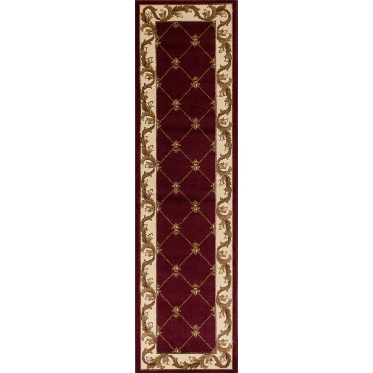 Domani Classics Victorian Bordered Trellis Area Rug