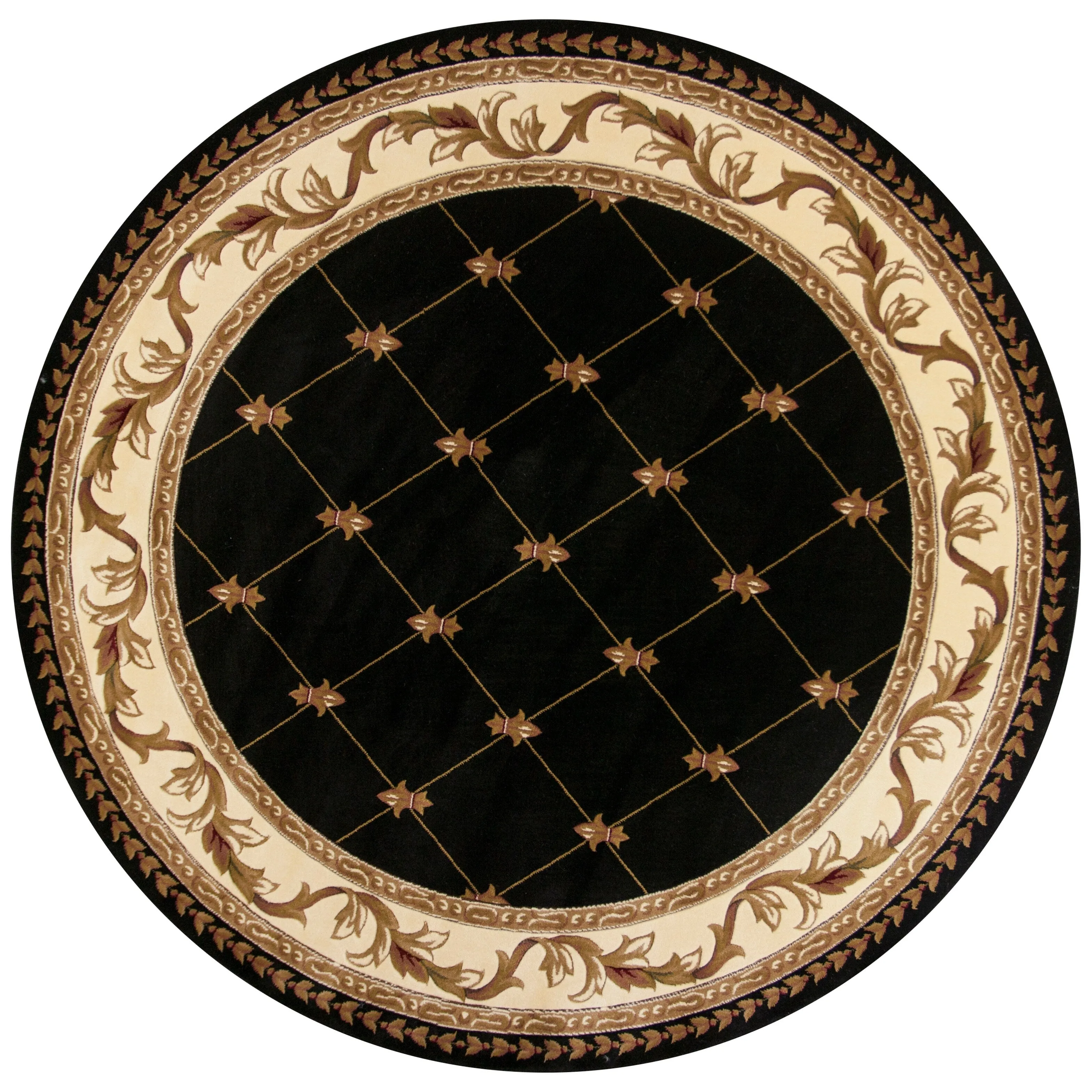 Domani Classics Victorian Bordered Trellis Area Rug