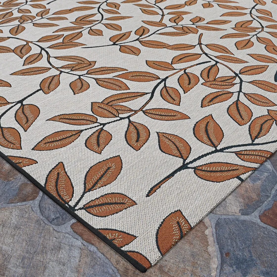 Dream Decor Rugs Gelato Flourishing Vine Indoor Outdoor Area Rug