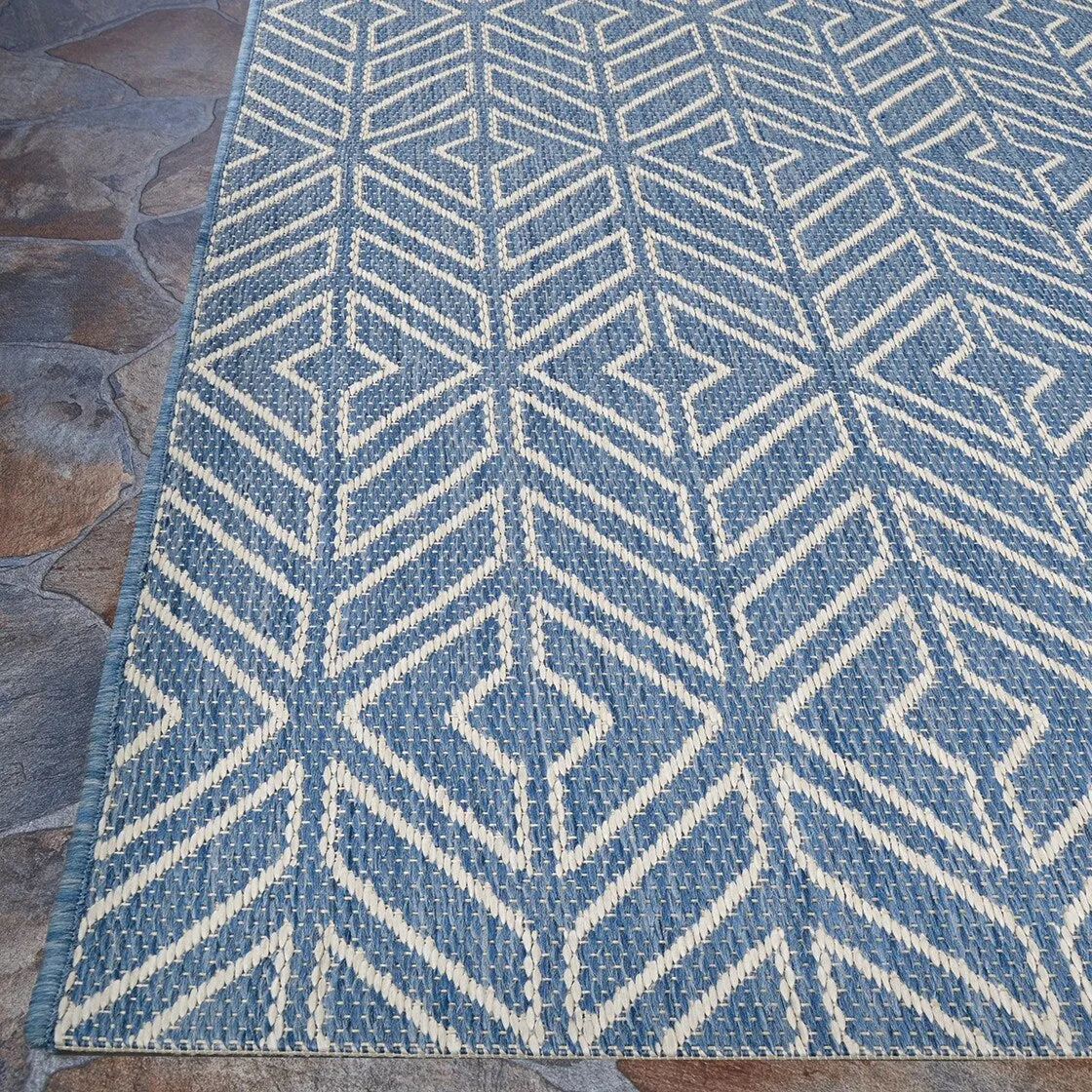 Dream Decor Rugs Pergola Herringbone Indoor Outdoor Area Rug