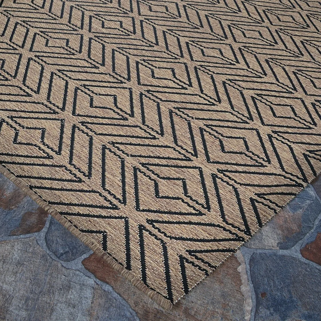 Dream Decor Rugs Pergola Herringbone Indoor Outdoor Area Rug