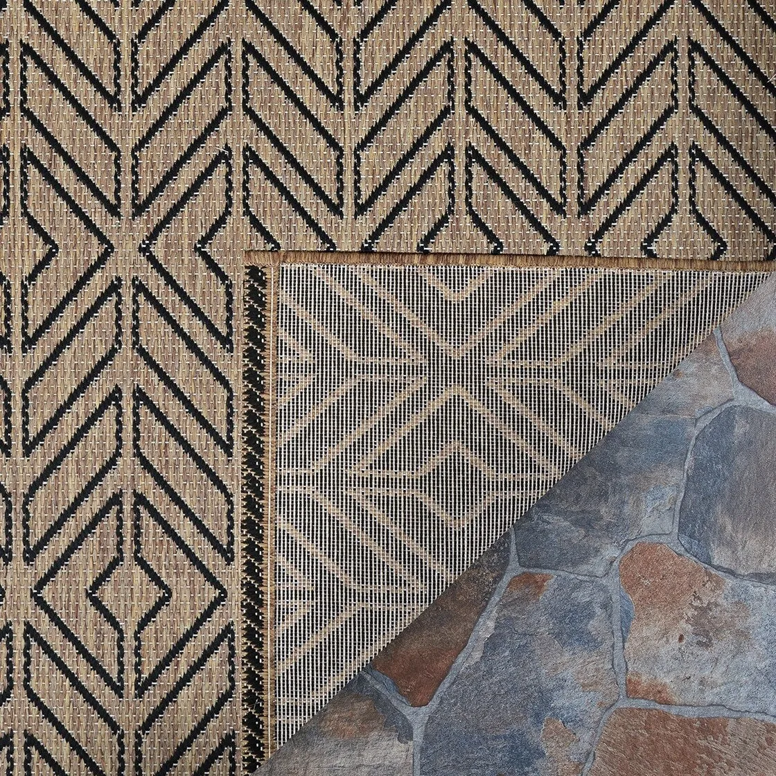 Dream Decor Rugs Pergola Herringbone Indoor Outdoor Area Rug