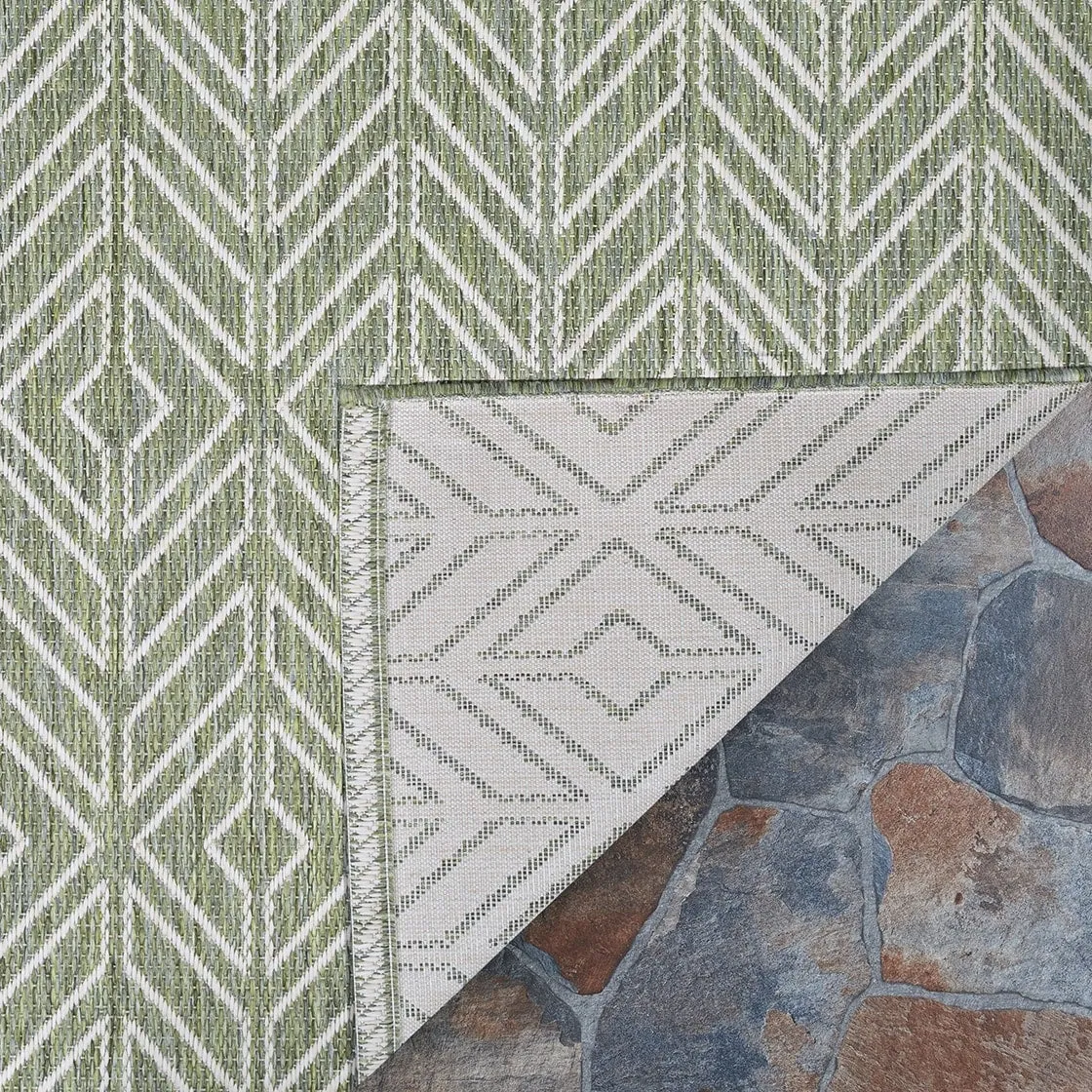 Dream Decor Rugs Pergola Herringbone Indoor Outdoor Area Rug