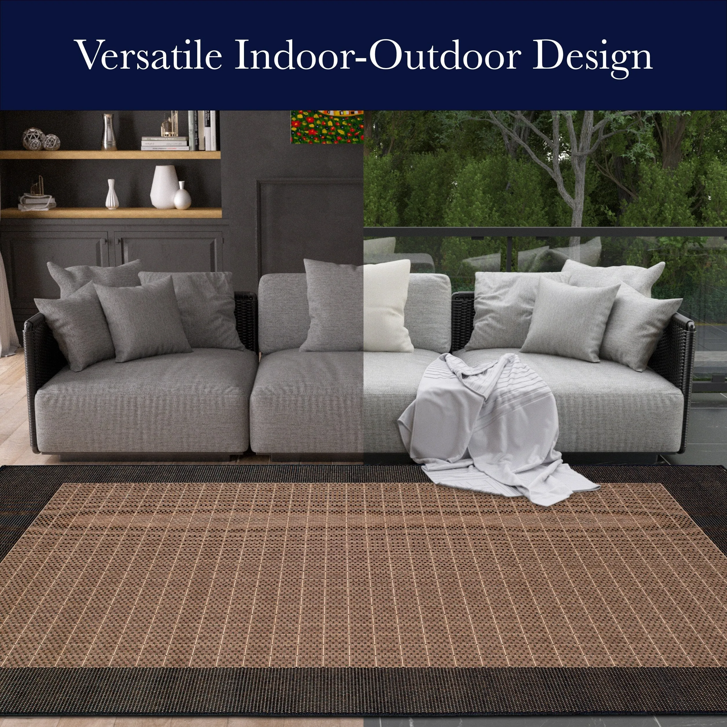 Dream Decor Rugs Pergola Quad Indoor Outdoor Area Rug