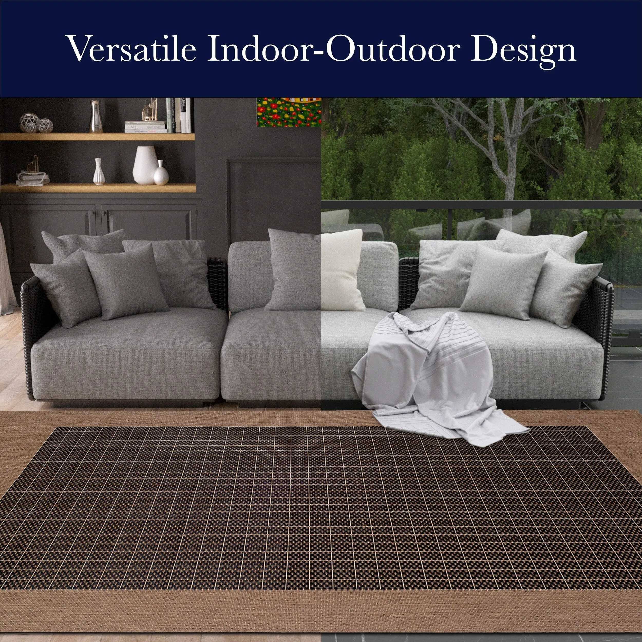 Dream Decor Rugs Pergola Quad Indoor Outdoor Area Rug