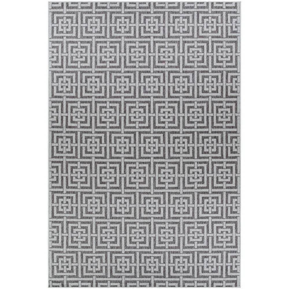 Duplicity Harbour Blue & Gray Indoor/Outdoor Area Rug