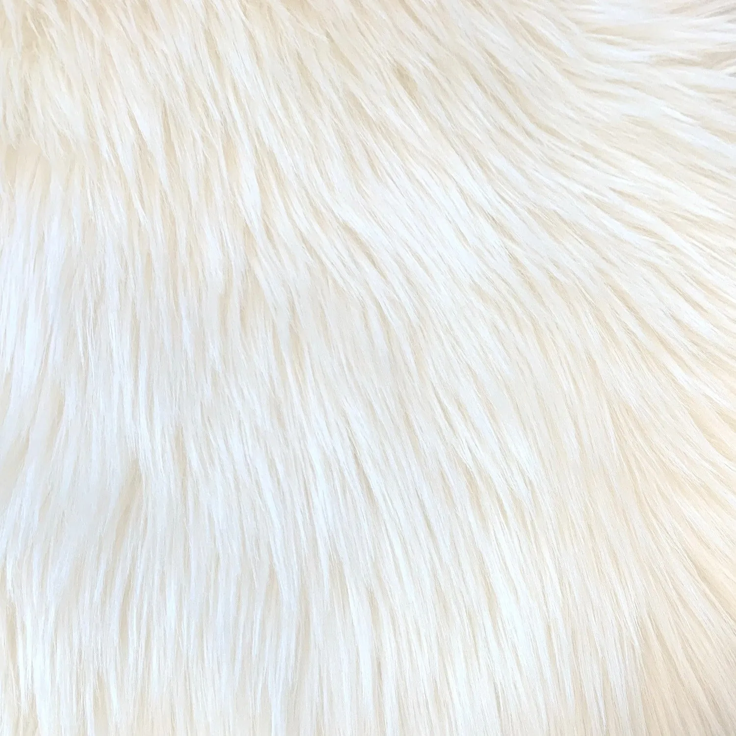 Dynasty Natural 6-Pelt Luxury Long Wool Sheepskin Shag Rug