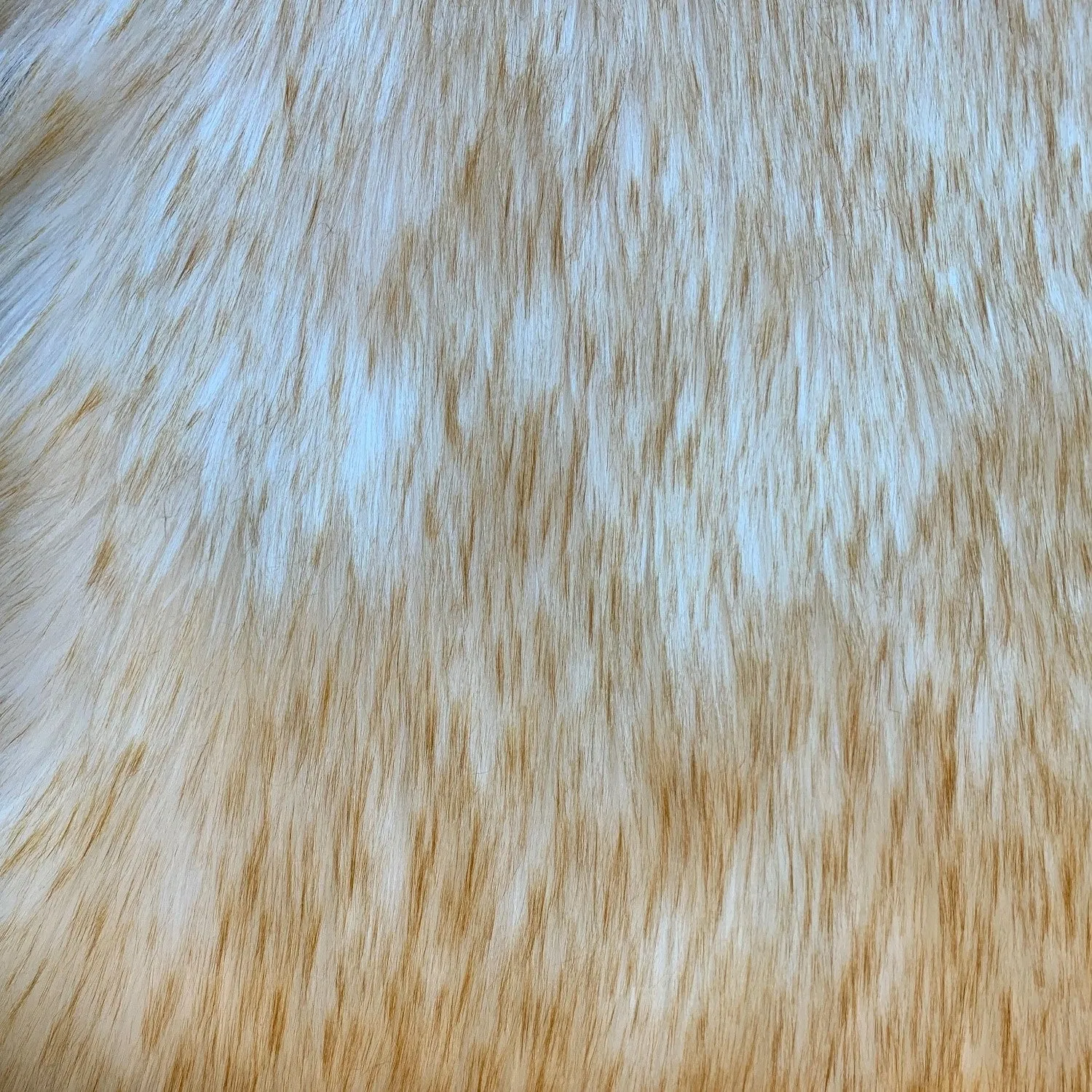 Dynasty Natural 6-Pelt Luxury Long Wool Sheepskin Shag Rug