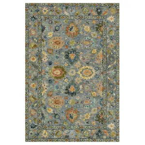 Empress Gray Traditional Hand-Hooked Area Rug 2' x 3'