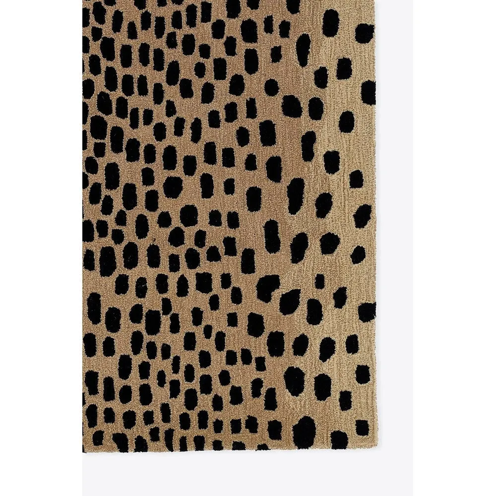 Erin Gates by Momeni Woodland Cheetah Beige Hand Tufted Wool Area Rug