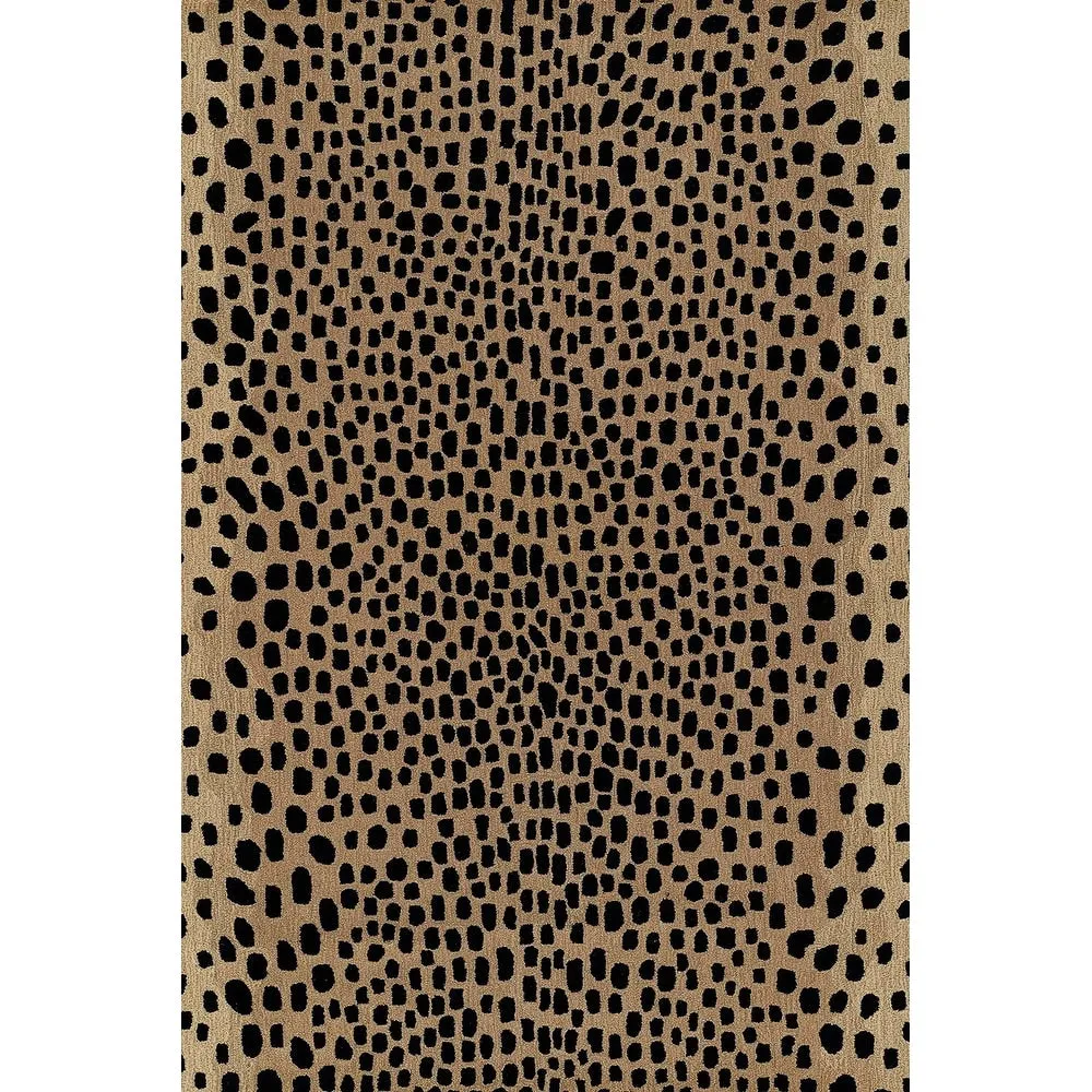 Erin Gates by Momeni Woodland Cheetah Beige Hand Tufted Wool Area Rug