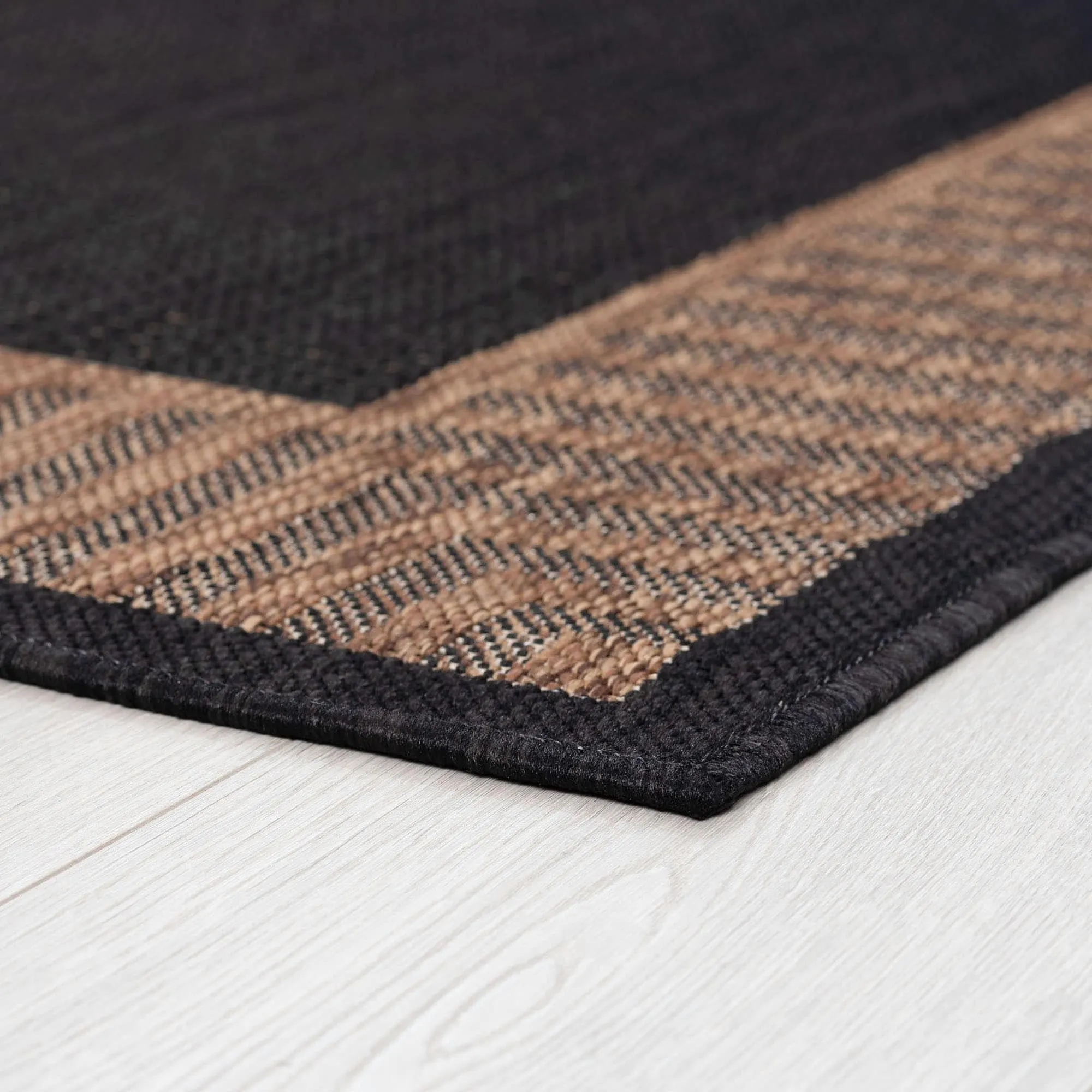 Exo Coastal Striped Border Indoor/ Outdoor Area Rug
