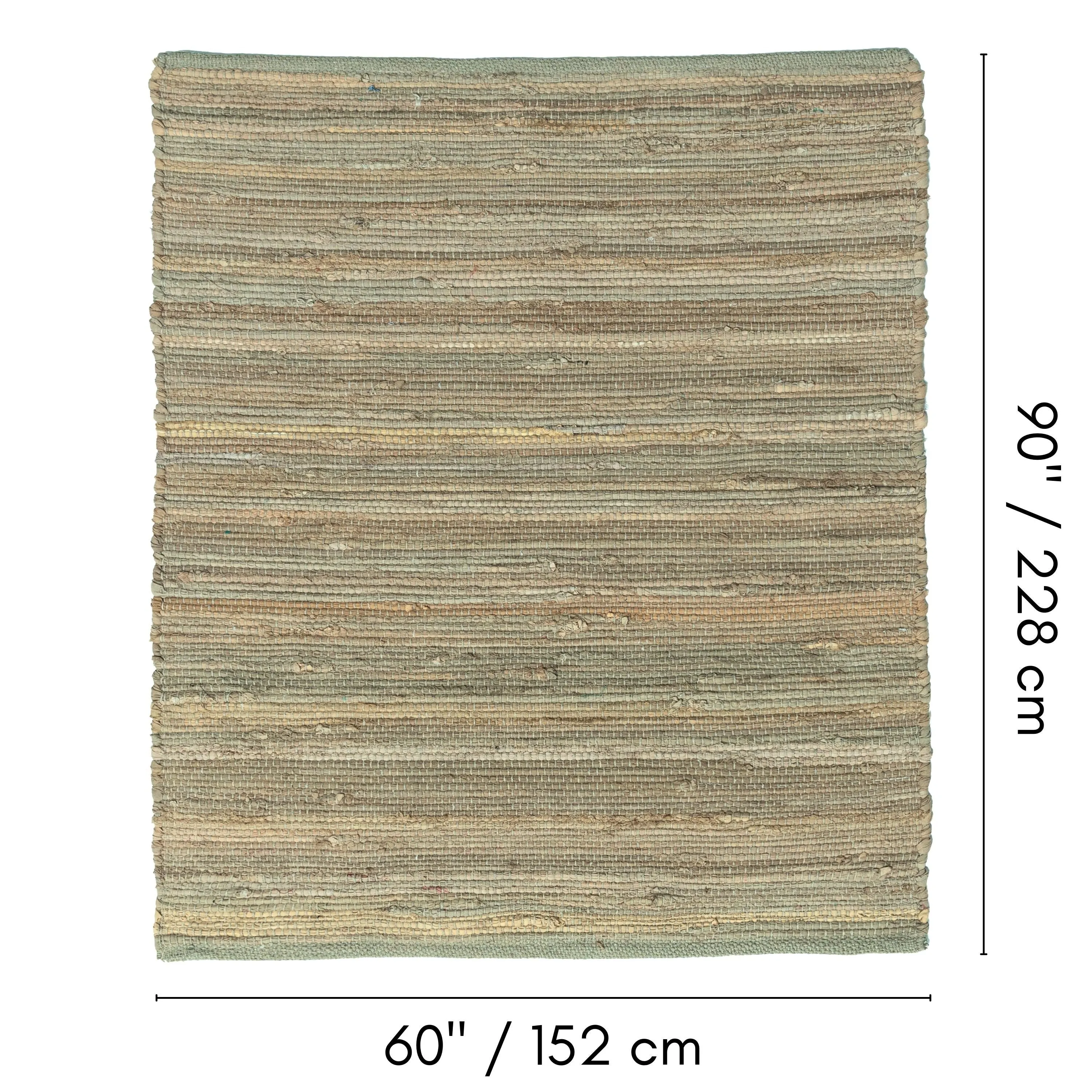 Fabstyles Solid Cotton Handmade Area Rag Rug Living Room. Hallway