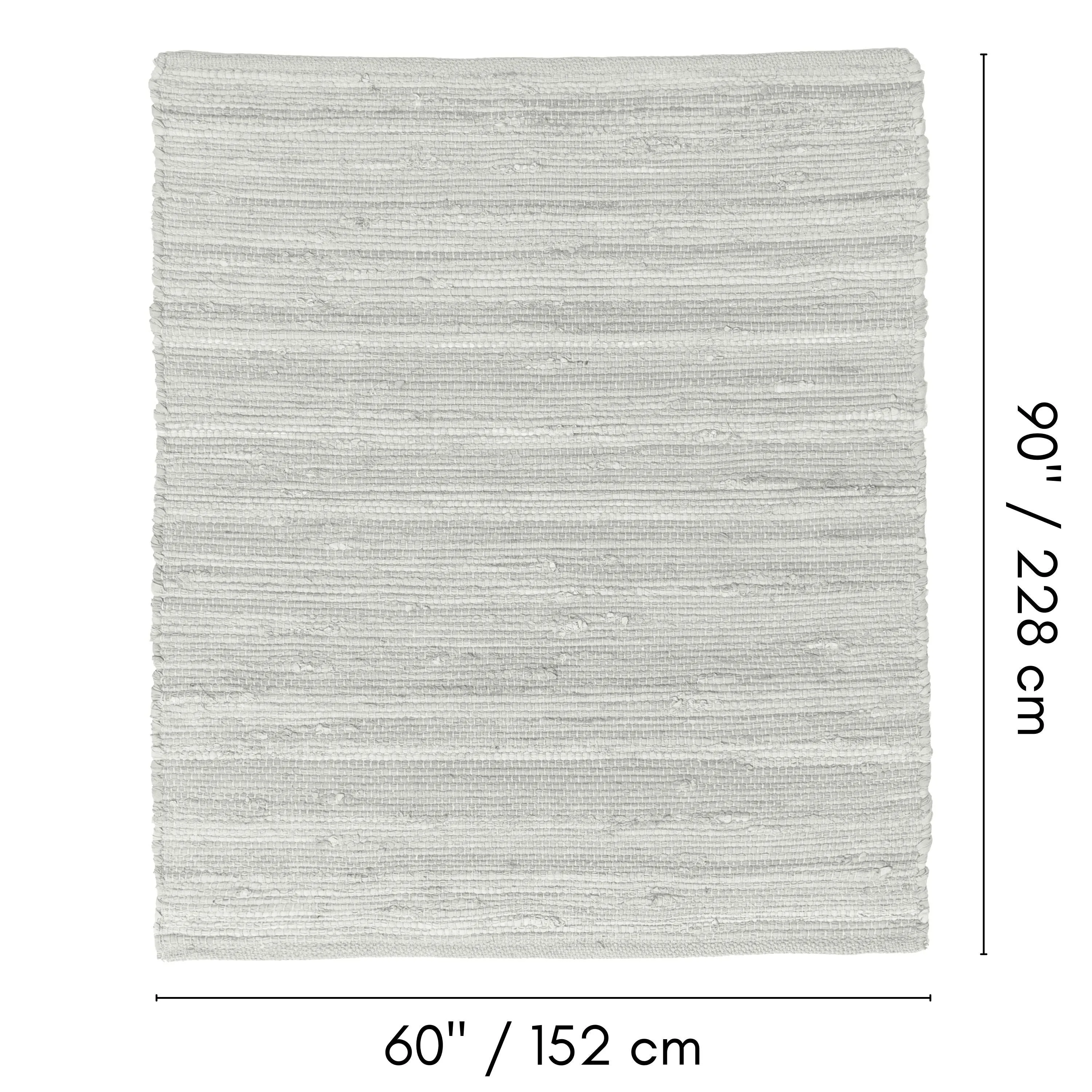 Fabstyles Solid Cotton Handmade Area Rag Rug Living Room. Hallway