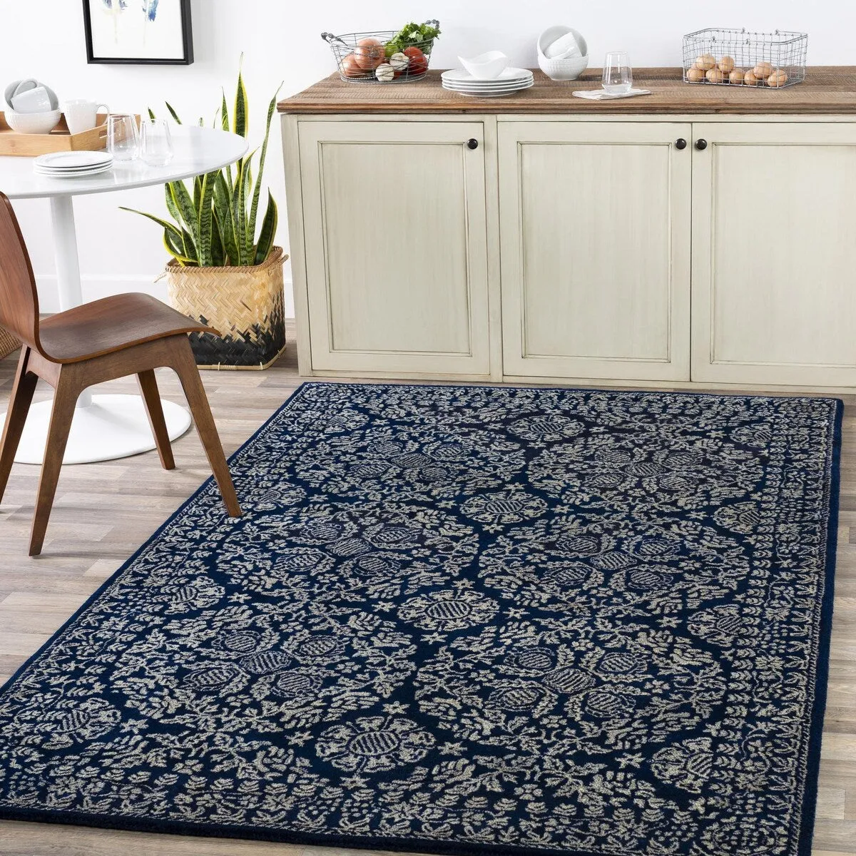 Faye Hollow Hopkinson Hand-tufted New Zealand Wool Area Rug