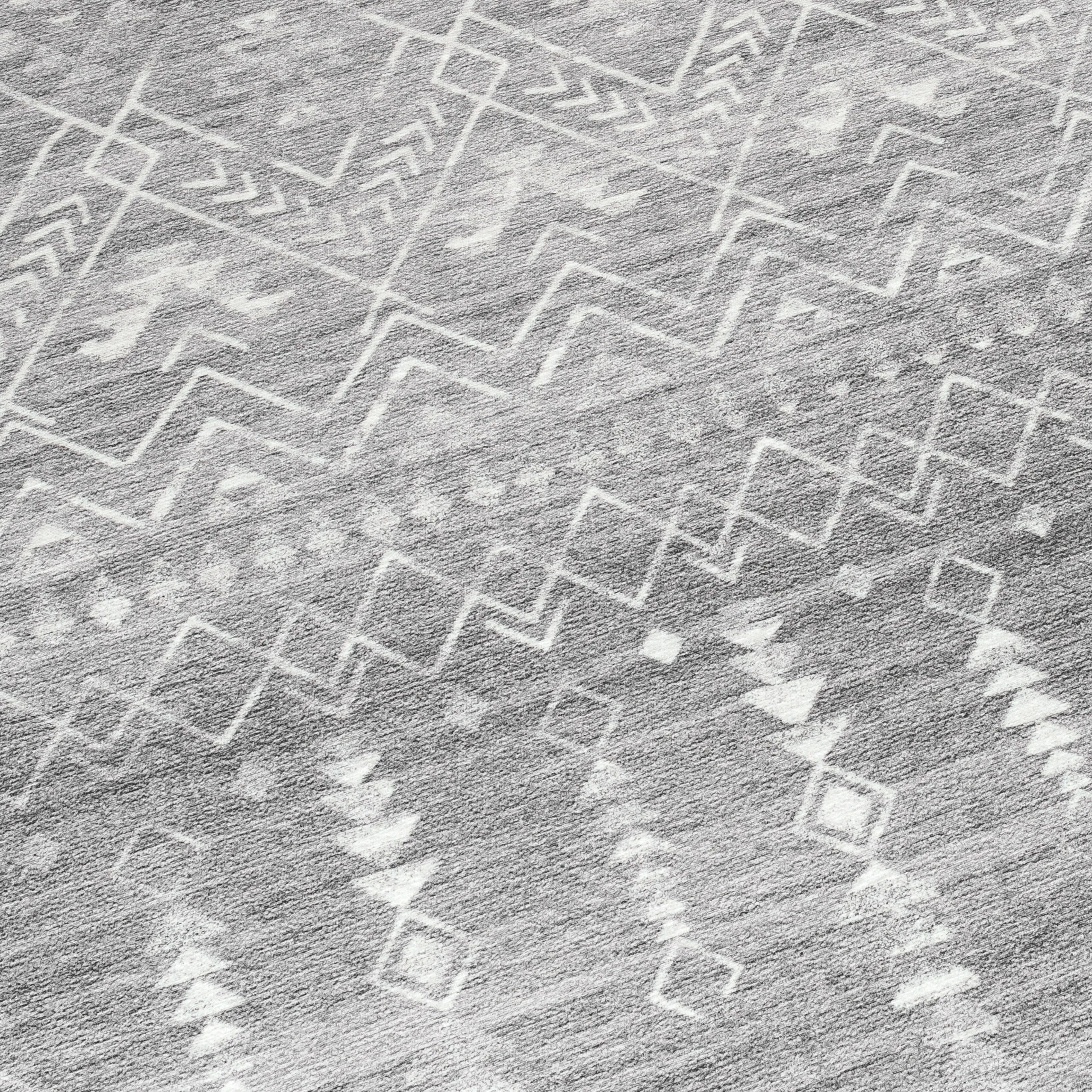 FH Home Machine Washable Area Rug - Stain Resistant Non-Shed Eco-Friendly