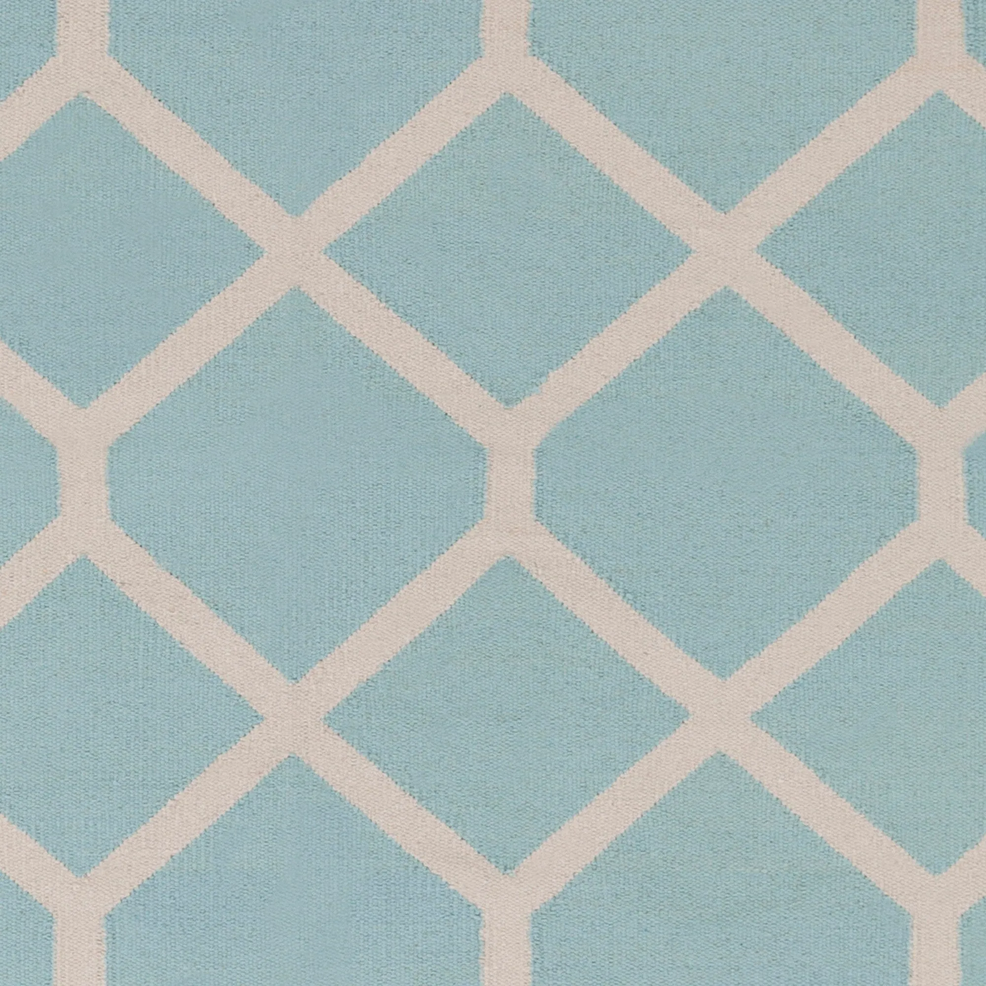 Flatweave Ware Crosshatched Cotton Rug