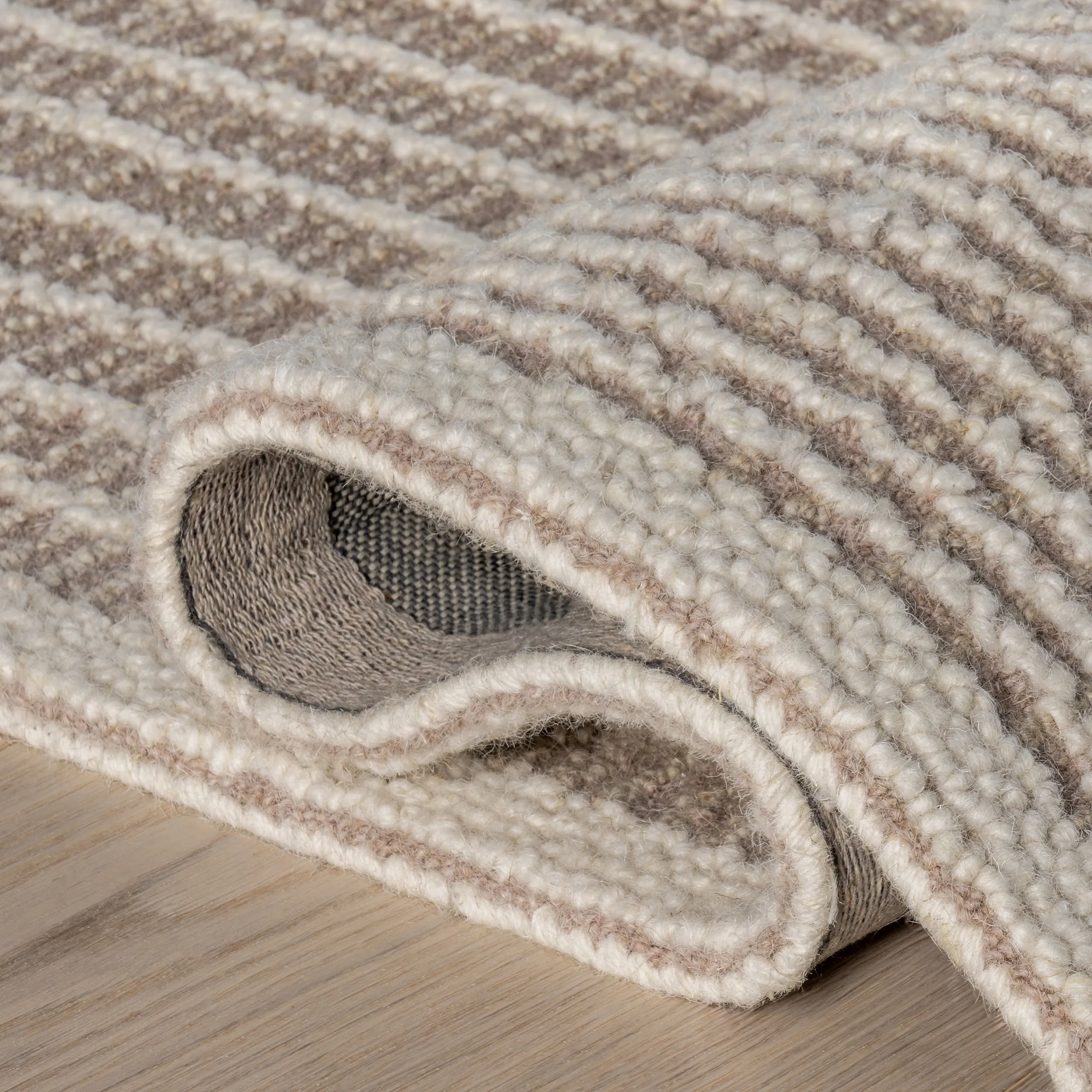 Frenshe Interiors x Rugs USA Montceito Tiled Wool Area Rug