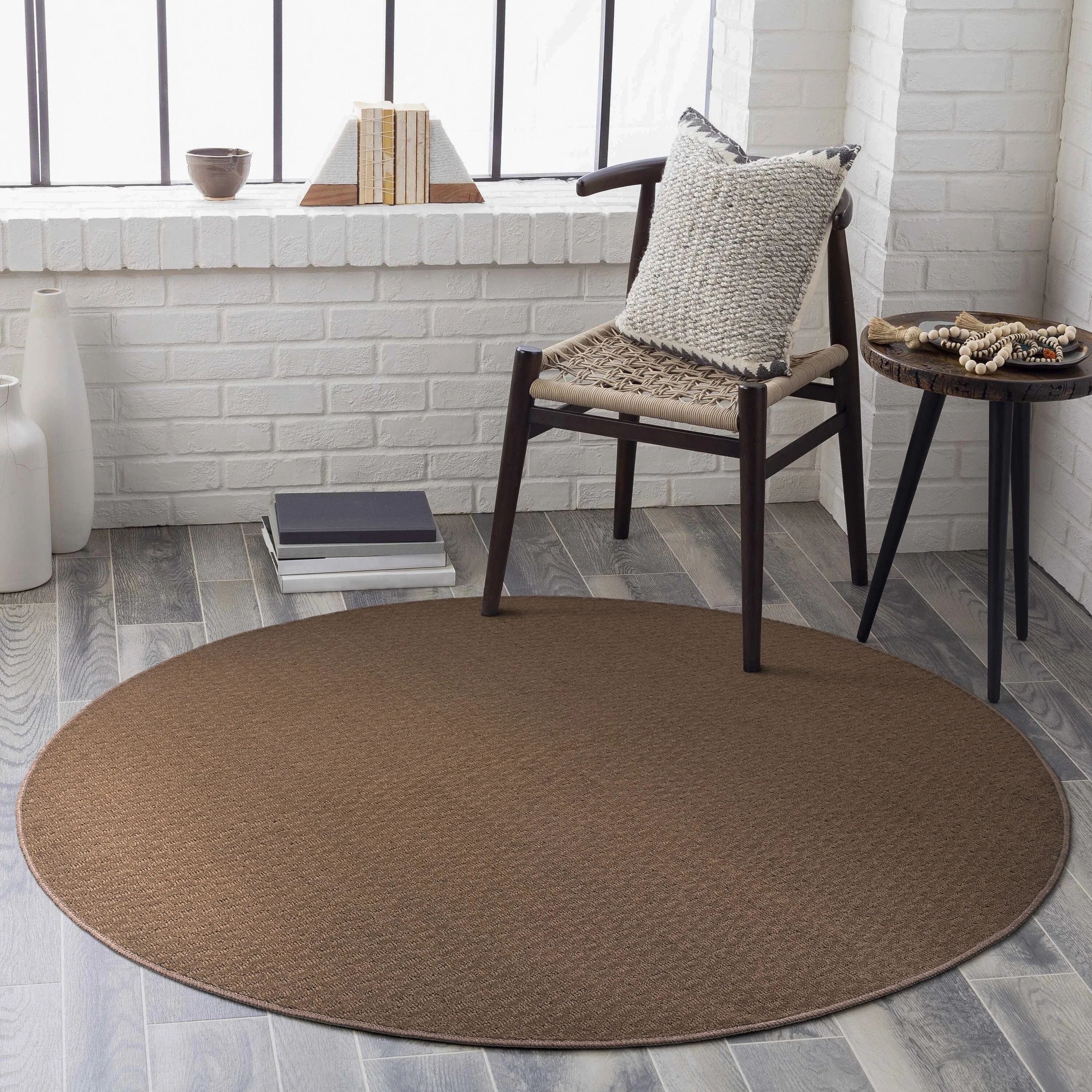 Garland Rug Medallion Solid Indoor Rug