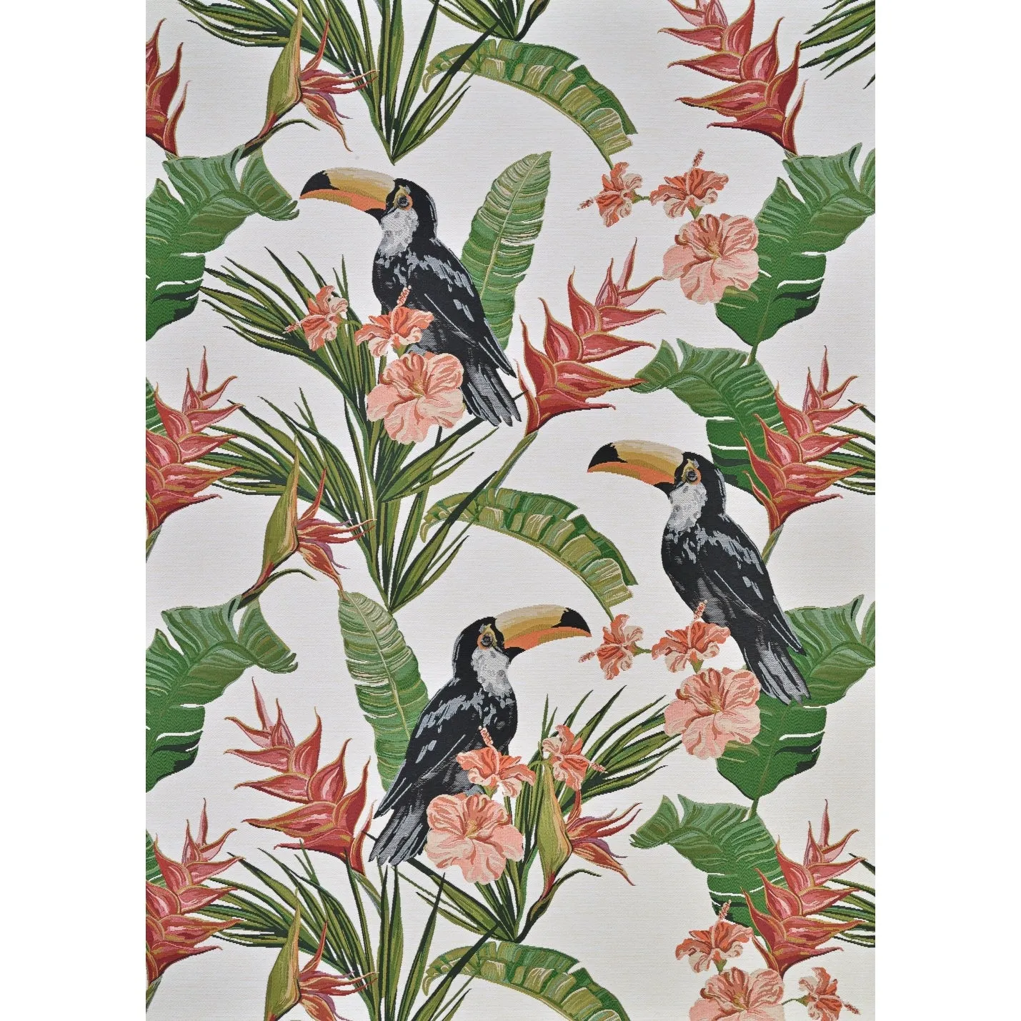 Gelato Toucans Green- Ivory Indoor/ Outdoor Area Rug