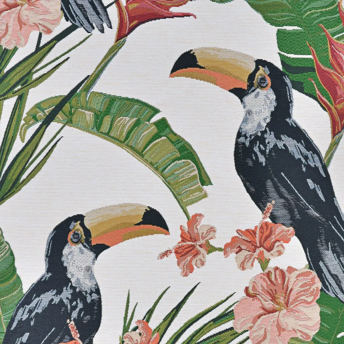 Gelato Toucans Green- Ivory Indoor/ Outdoor Area Rug