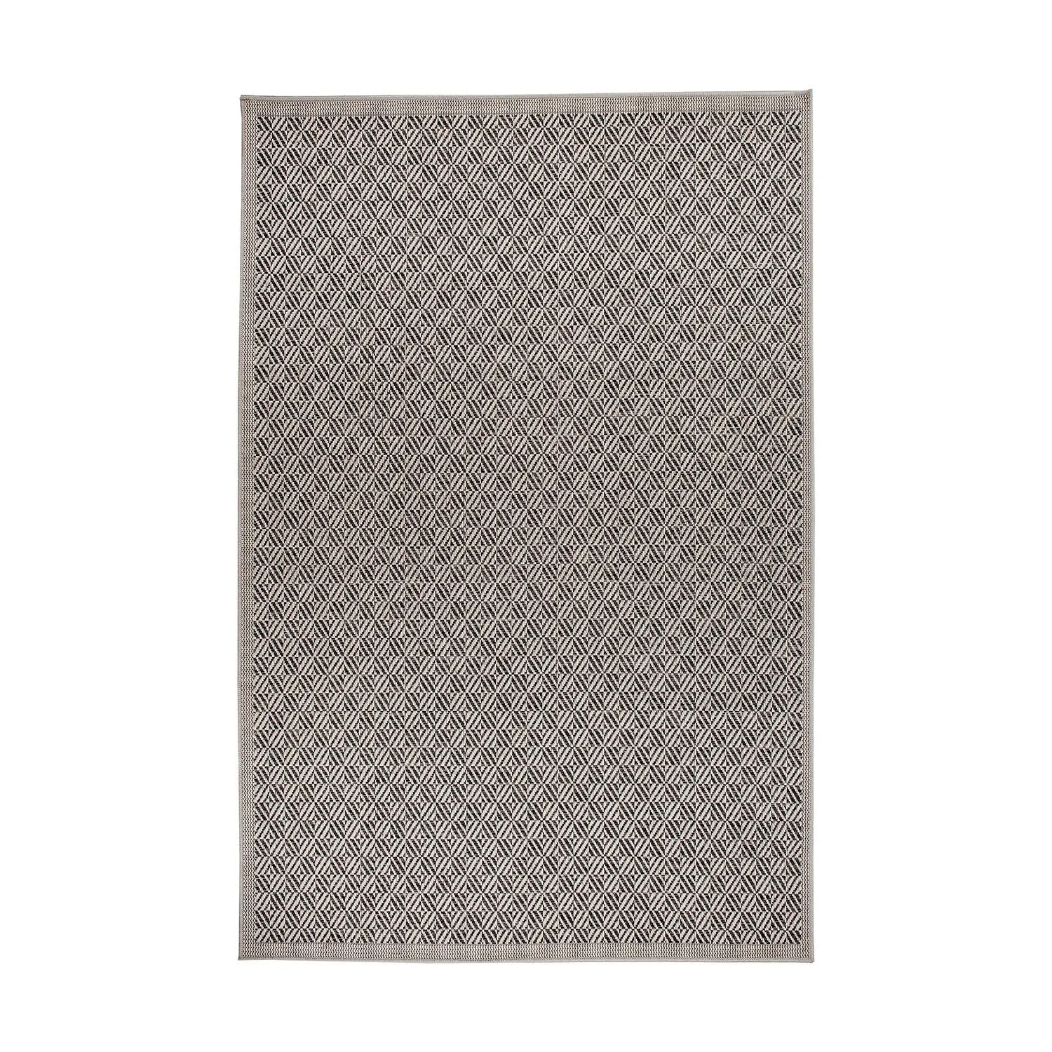 Geometric Border Indoor/Outdoor Area Rug