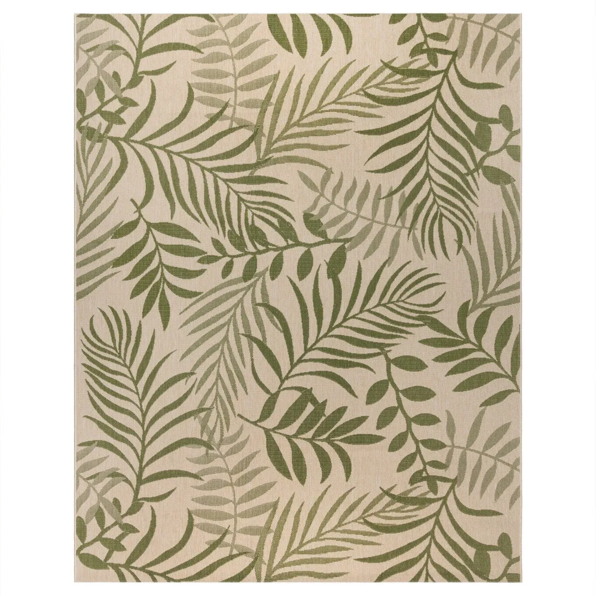 Gertmenian Paseo Akimbo Casual Tropical Leaf Flatweave Indoor/ Outdoor Area Rug Collection