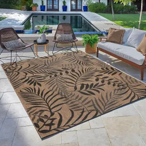 Gertmenian Paseo Akimbo Casual Tropical Leaf Flatweave Indoor/ Outdoor Area Rug Collection