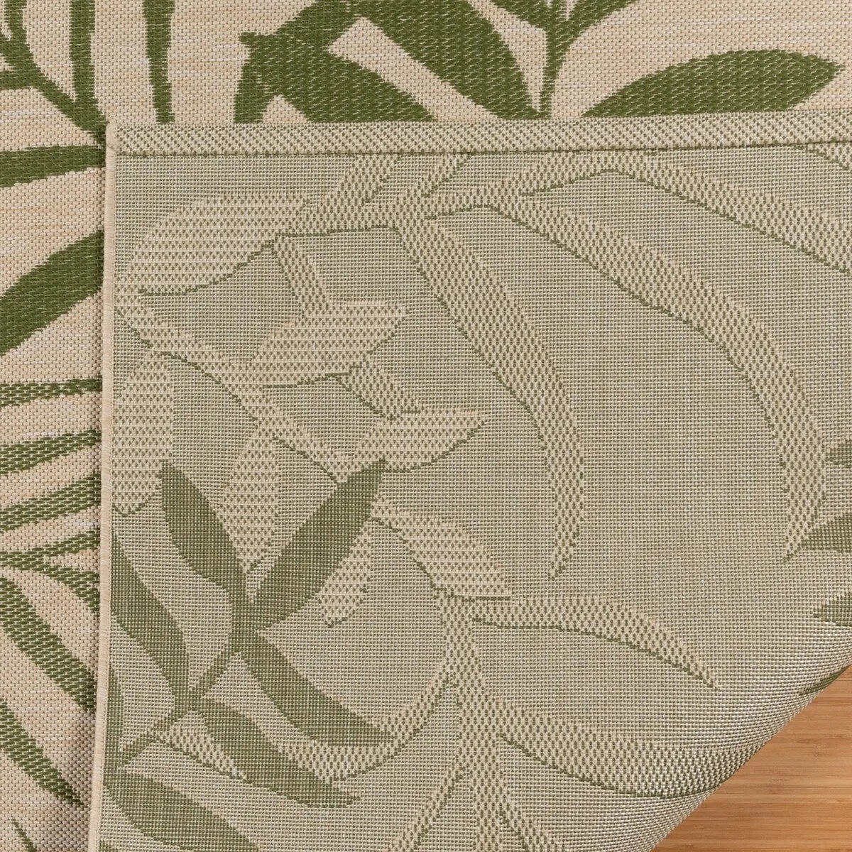 Gertmenian Paseo Akimbo Casual Tropical Leaf Flatweave Indoor/ Outdoor Area Rug Collection