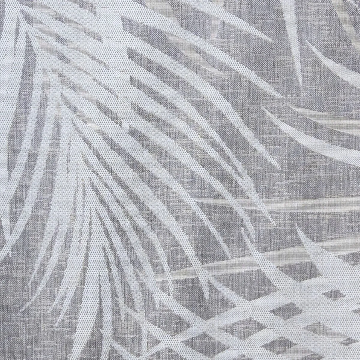 Gertmenian Paseo Paume Grey Casual Palm Leaf Flatweave Indoor/ Outdoor Area Rug