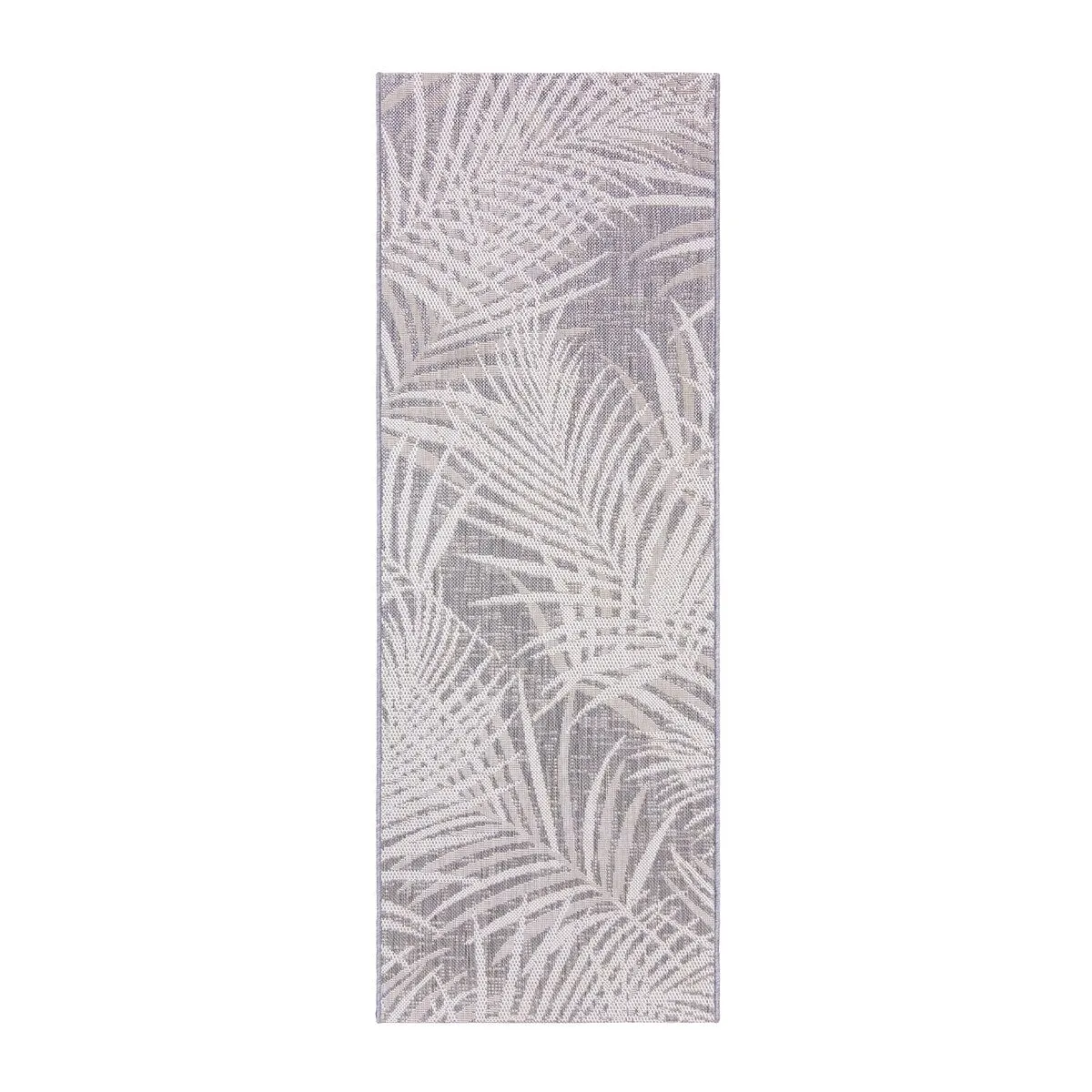 Gertmenian Paseo Paume Grey Casual Palm Leaf Flatweave Indoor/ Outdoor Area Rug