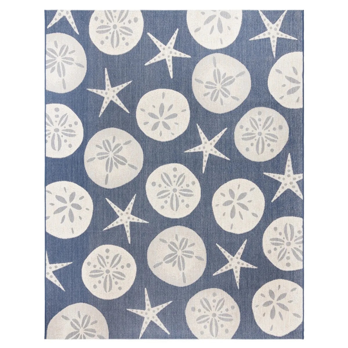 Gertmenian Paseo Starfish Navy Casual Nautical Indoor/ Outdoor Area Rug