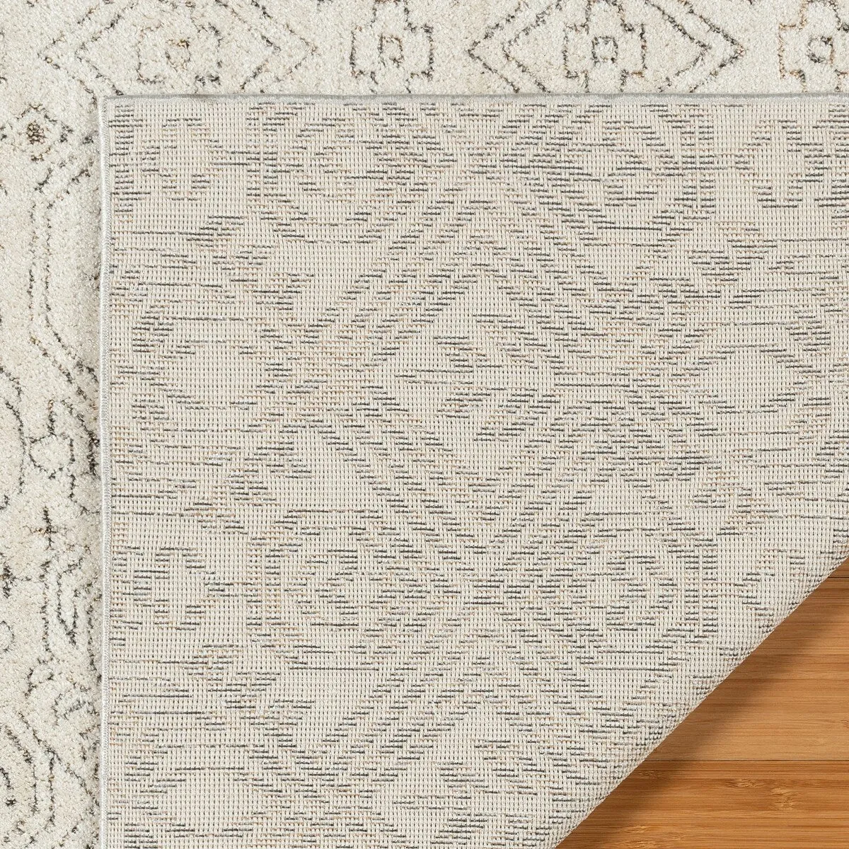 Gertmenian Sydney Light Toned Cream Ivory Moroccan Bohemian Soft Polyester Indoor Area Rug Collection