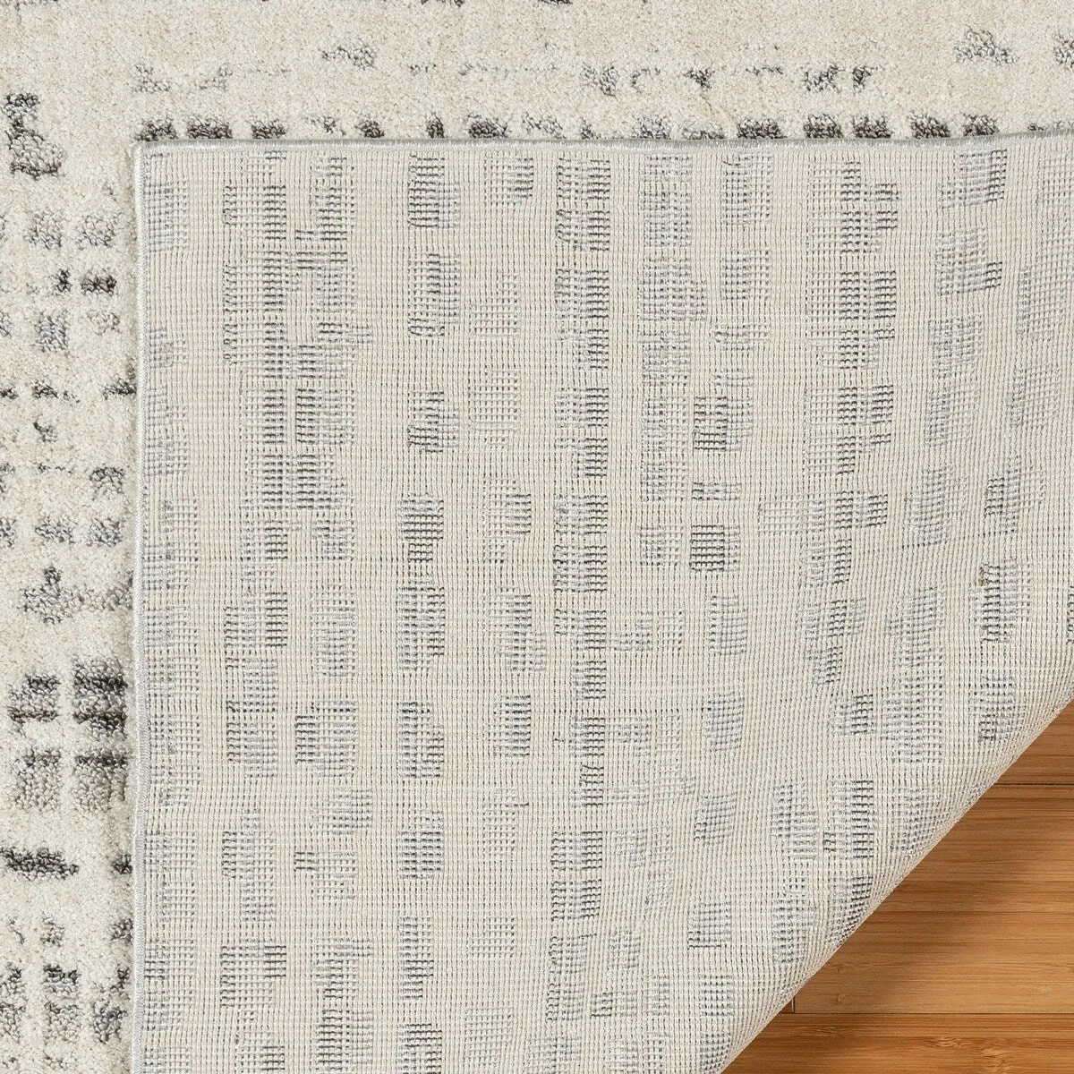 Gertmenian Sydney Light Toned Cream Ivory Moroccan Bohemian Soft Polyester Indoor Area Rug Collection