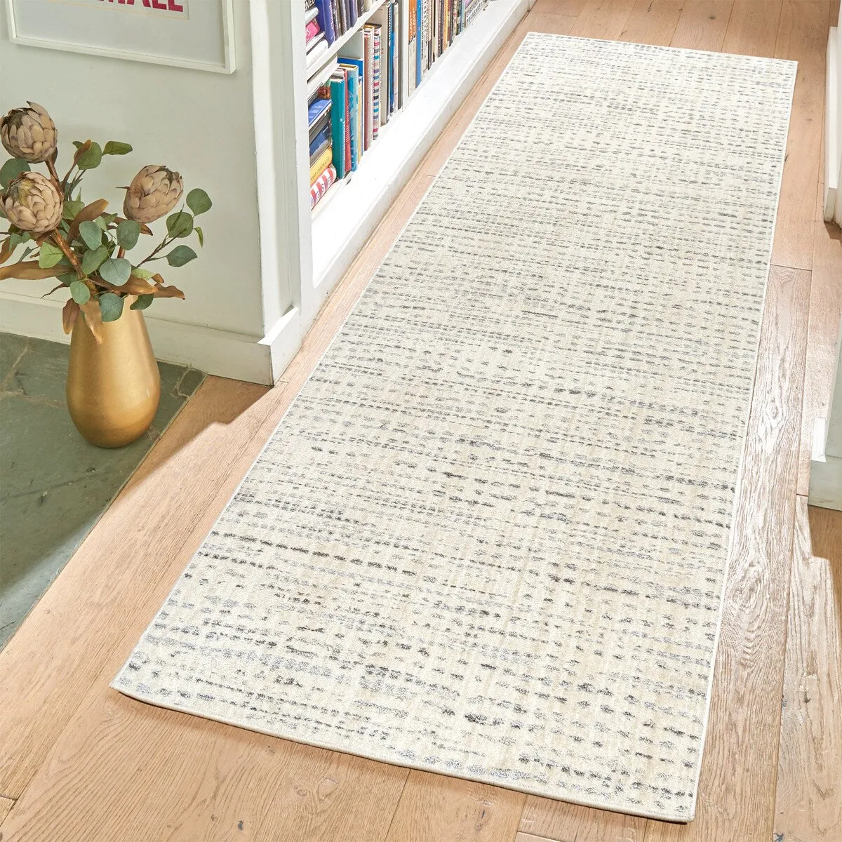 Gertmenian Sydney Light Toned Cream Ivory Moroccan Bohemian Soft Polyester Indoor Area Rug Collection