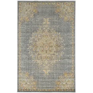 Gracewood Hollow Wool Vintage Medallian Oriental Area Rug