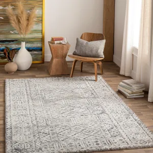 Gulab Handmade Bohemian Geometric Area Rug