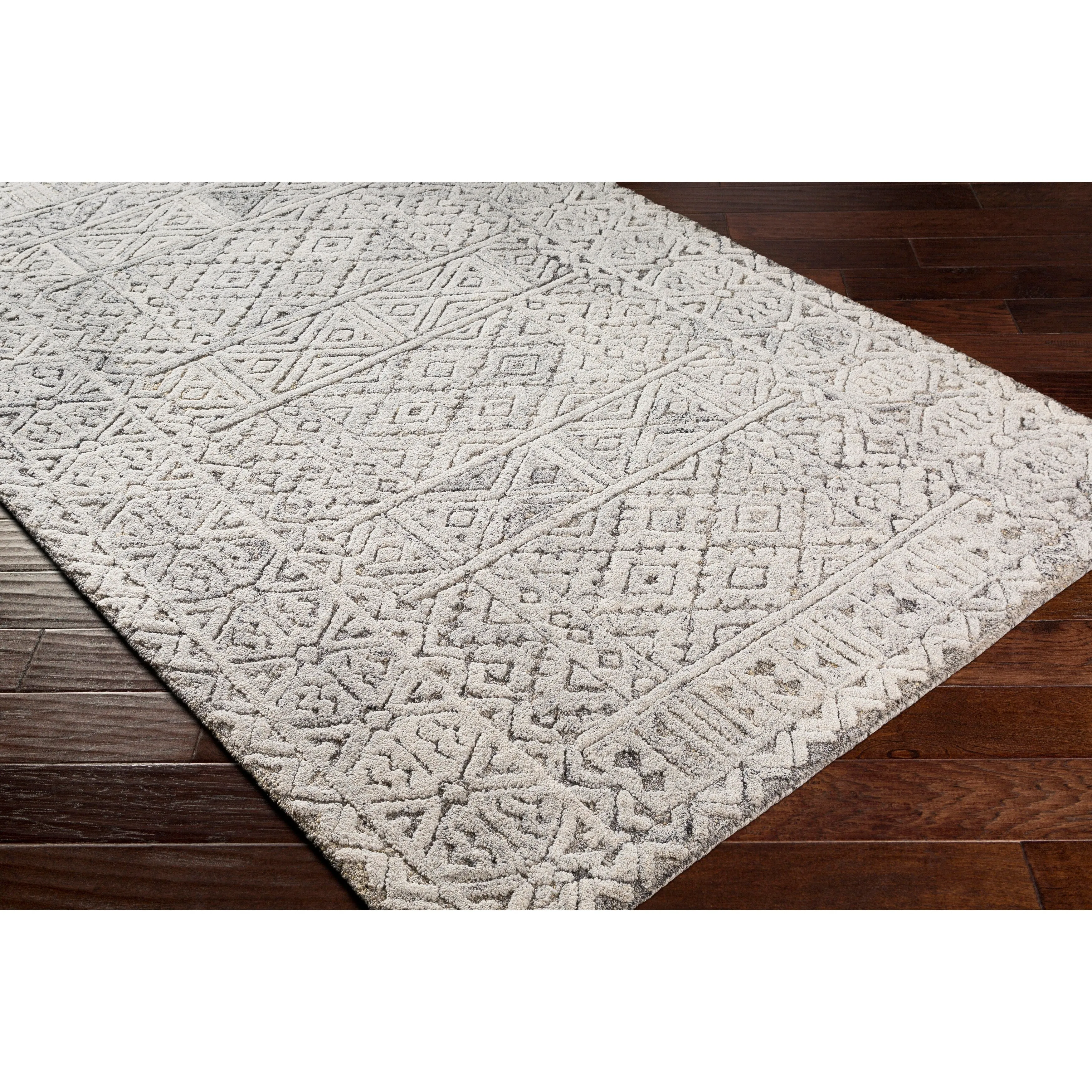 Gulab Handmade Bohemian Geometric Area Rug