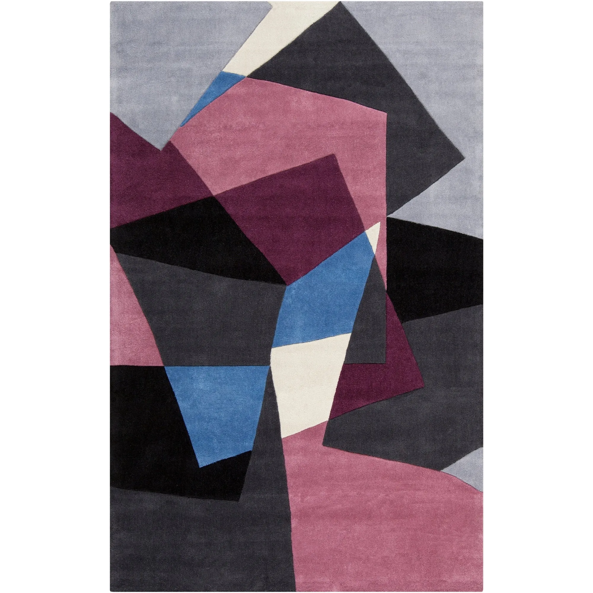Hand-tufted Abstract Geometric Contemporary Area Rug