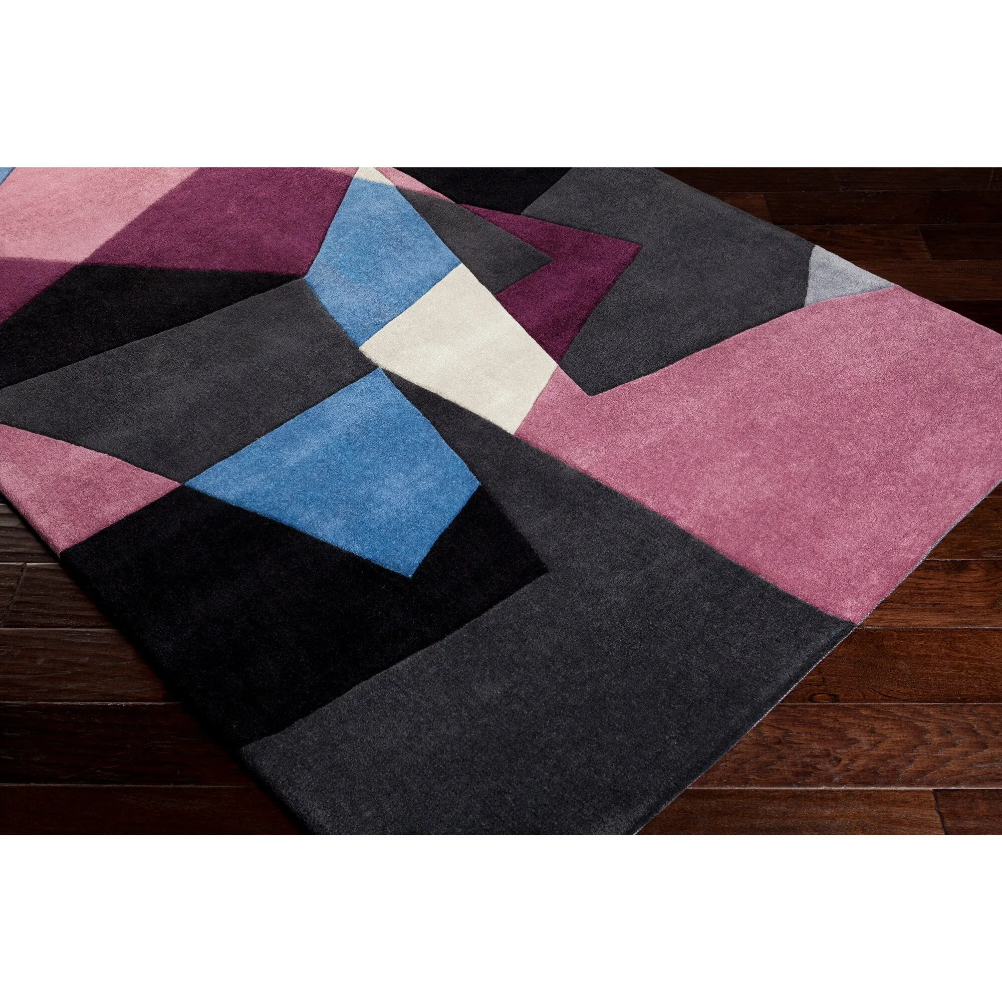 Hand-tufted Abstract Geometric Contemporary Area Rug