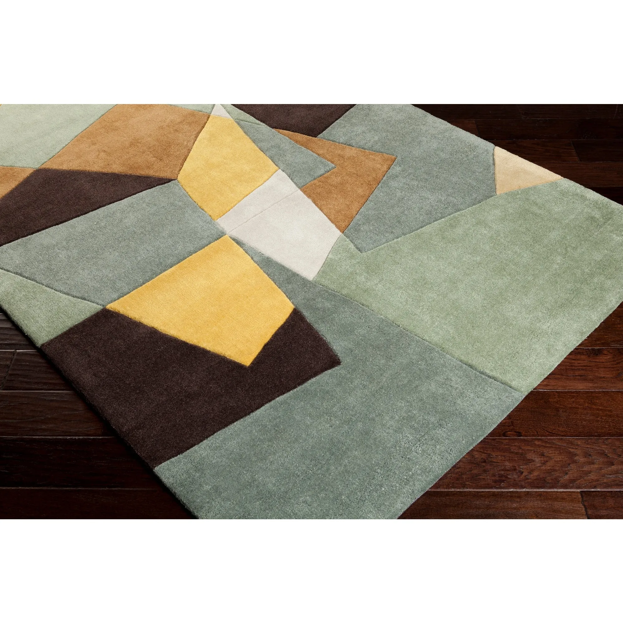 Hand-tufted Abstract Geometric Contemporary Area Rug