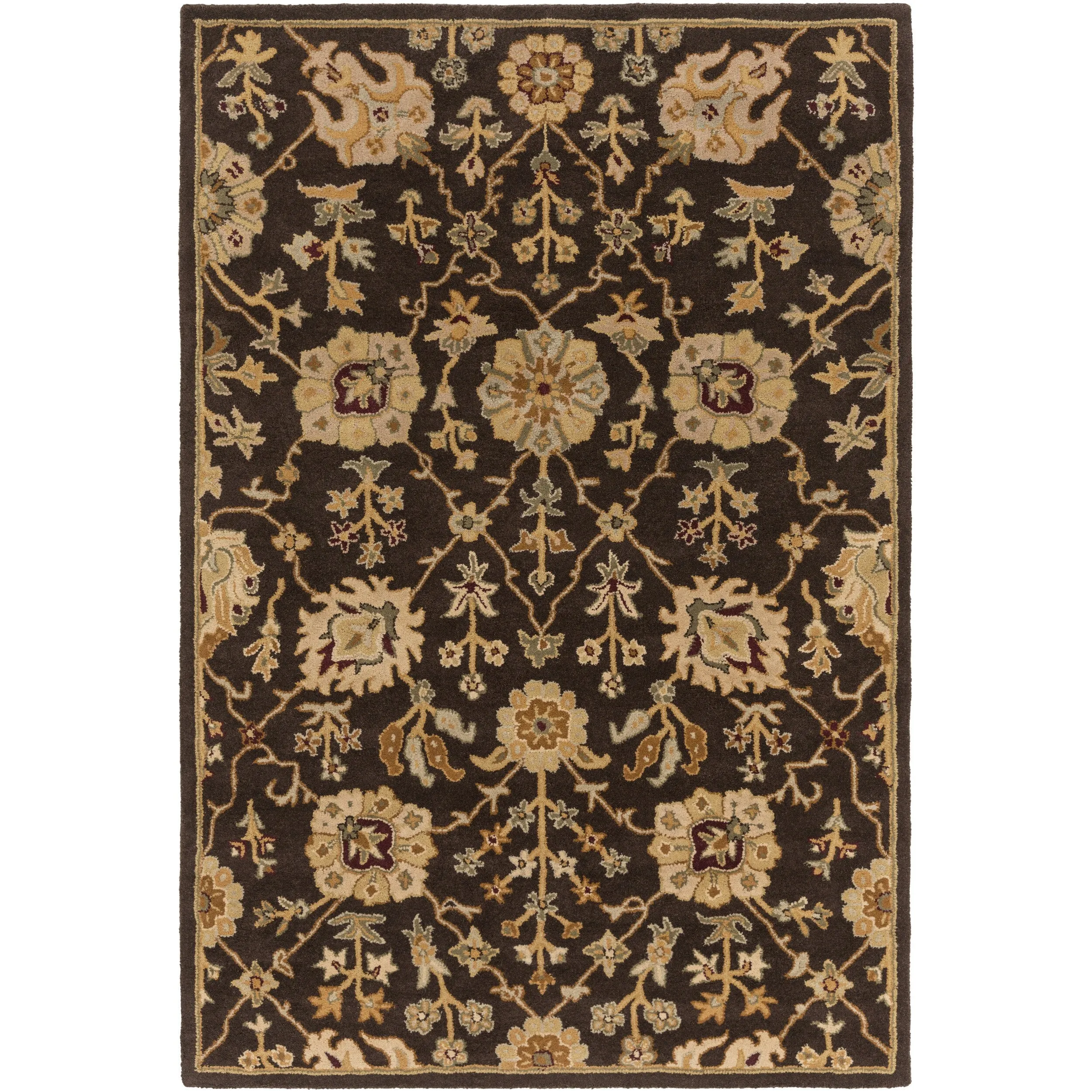 Hand-Tufted Amble Floral Wool Rug