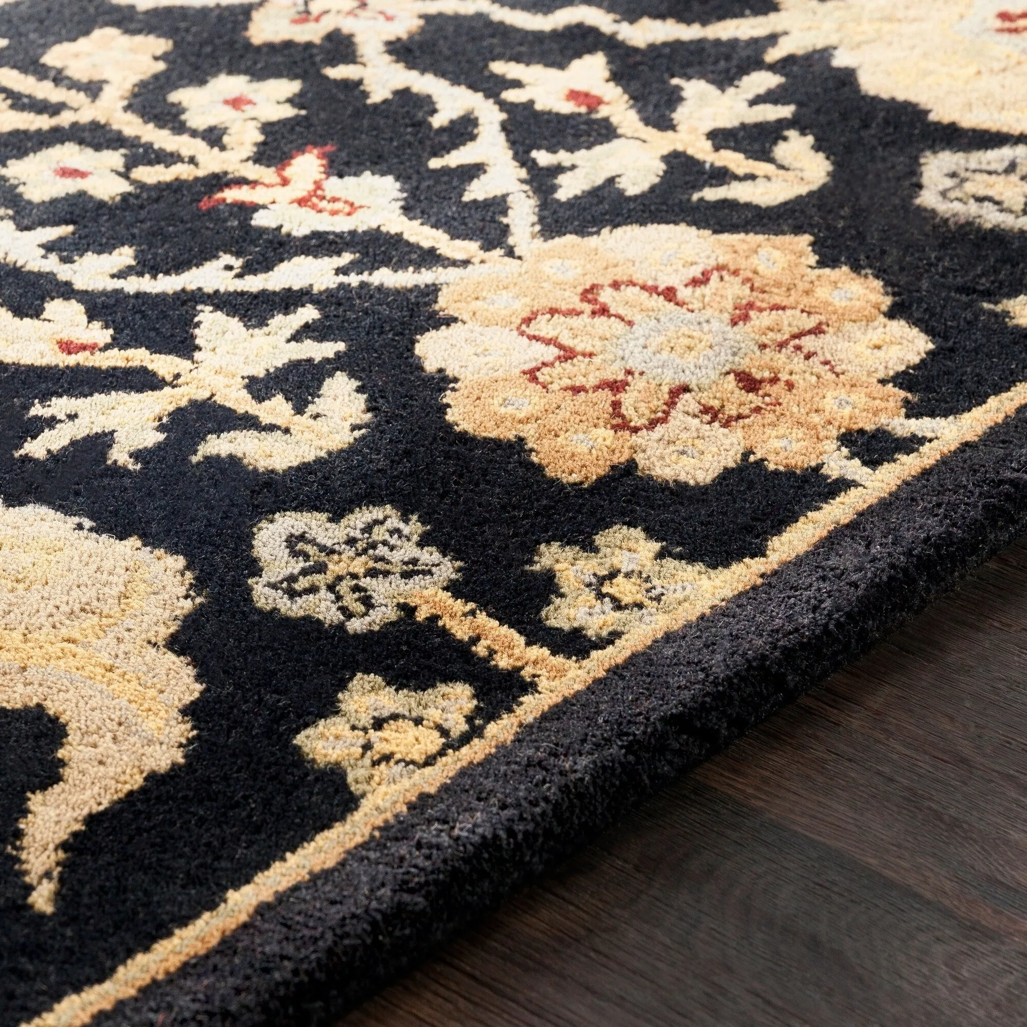 Hand-Tufted Amble Floral Wool Rug